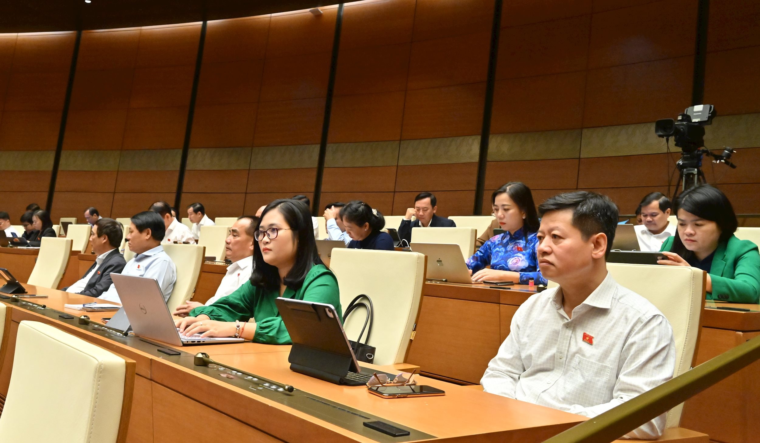 Các đại biểu tại phiên họpVQK_3541