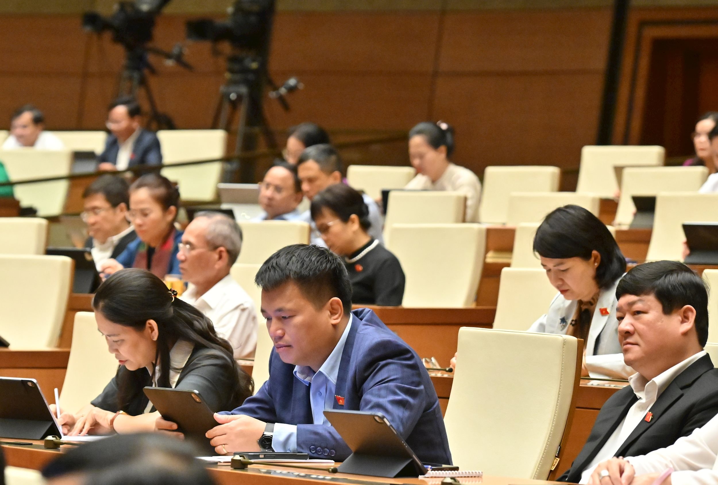 Các đại biểu tại phiên họpVQK_3567