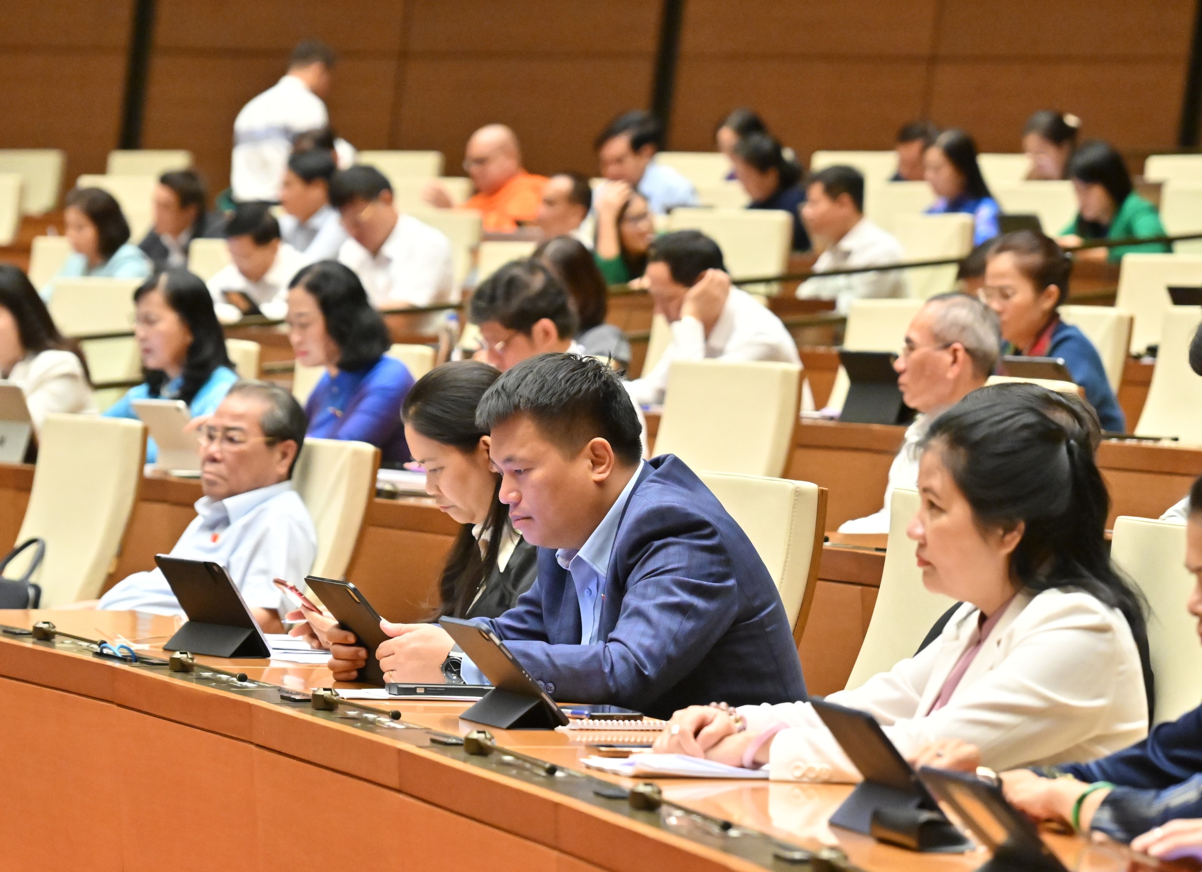 Các đại biểu tại phiên họpVQK_3577