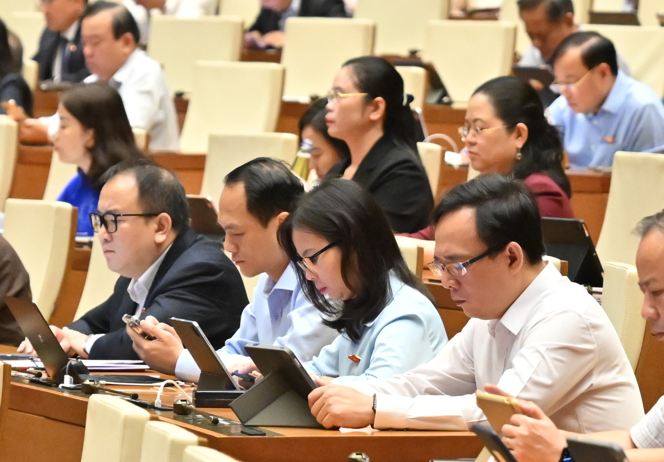 A küldöttek a találkozón