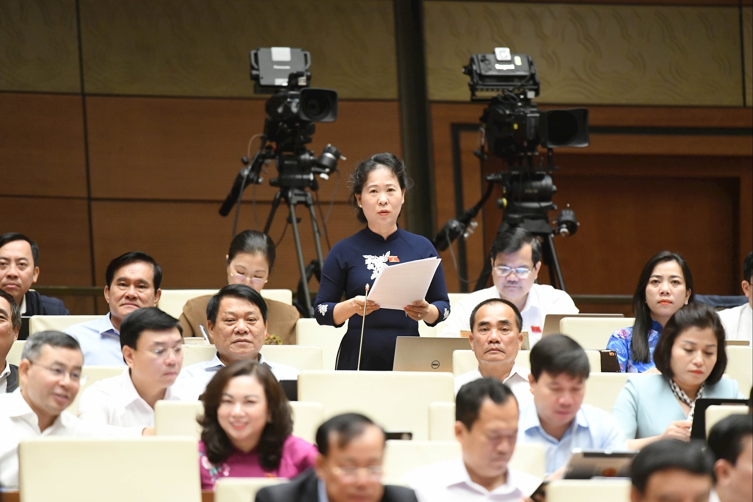 Đại biểu Tô Ái Vang, đoàn Cần Thơ