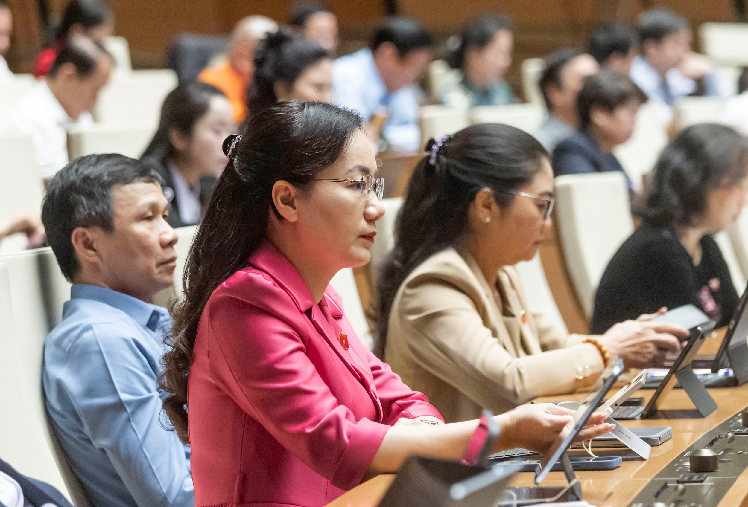 Các đại biểu tại phiên họpVINH1508