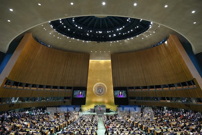 At the UN General Assembly’s 80th session in New York. (Photo: Xinhua/VNA)