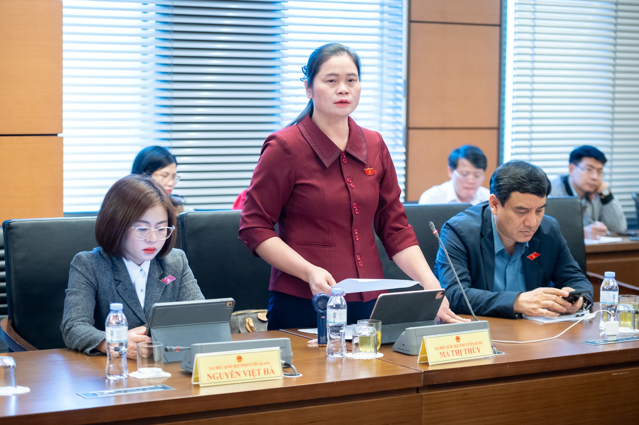 Afgevaardigde van de Nationale Vergadering Ma Thi Thuy (Tuyen Quang)