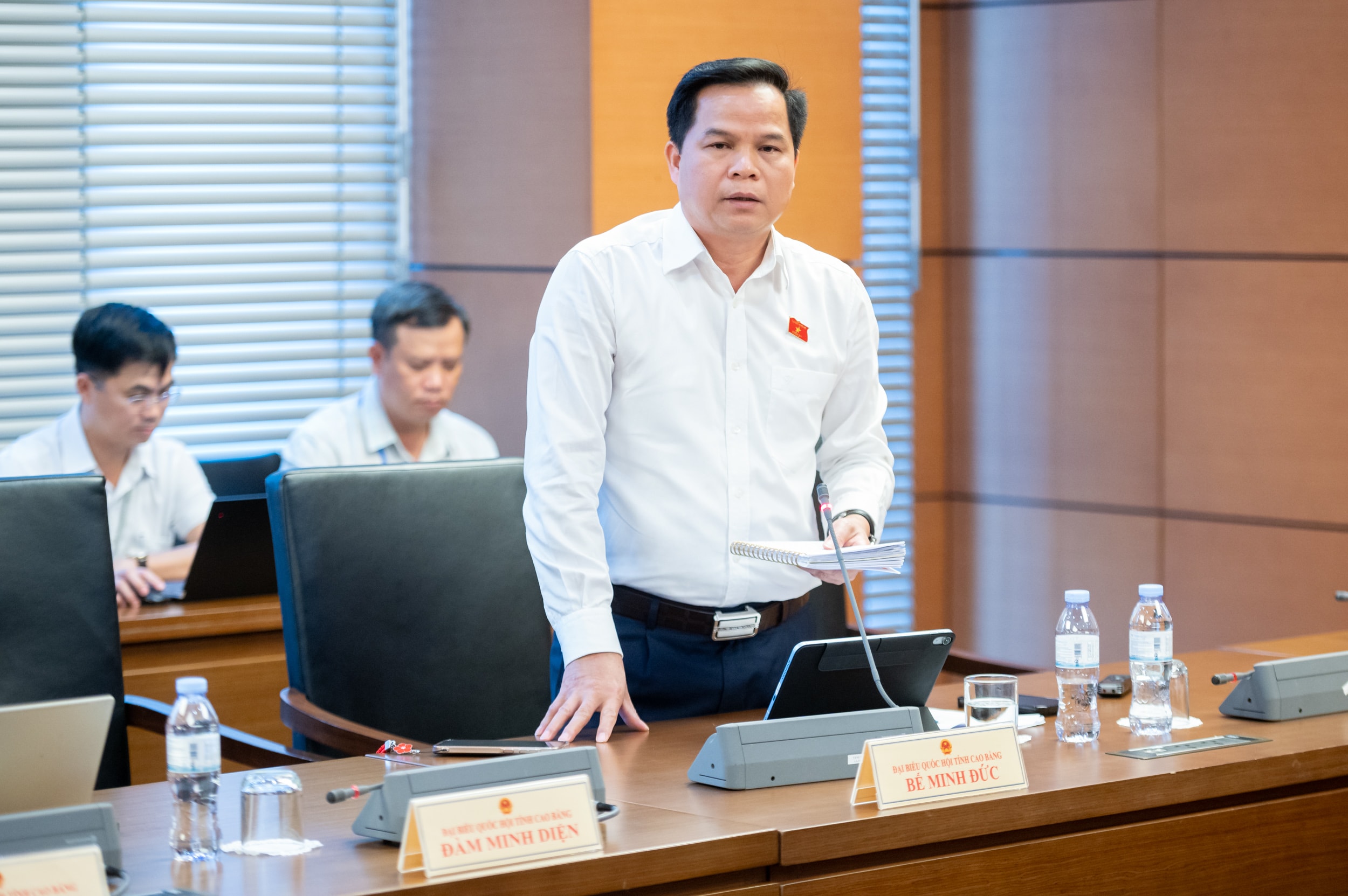 Nationalförsamlingsdelegaten Be Minh Duc (Cao Bang)