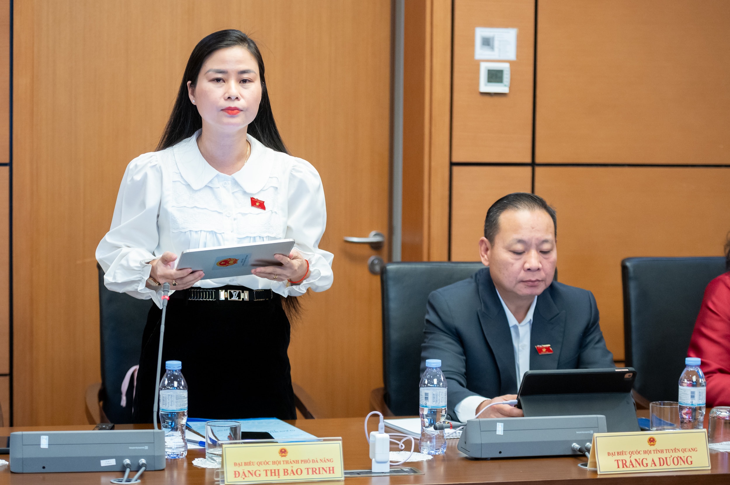 Afgevaardigde van de Nationale Assemblee Dang Thi Bao Trinh (stad Da Nang)