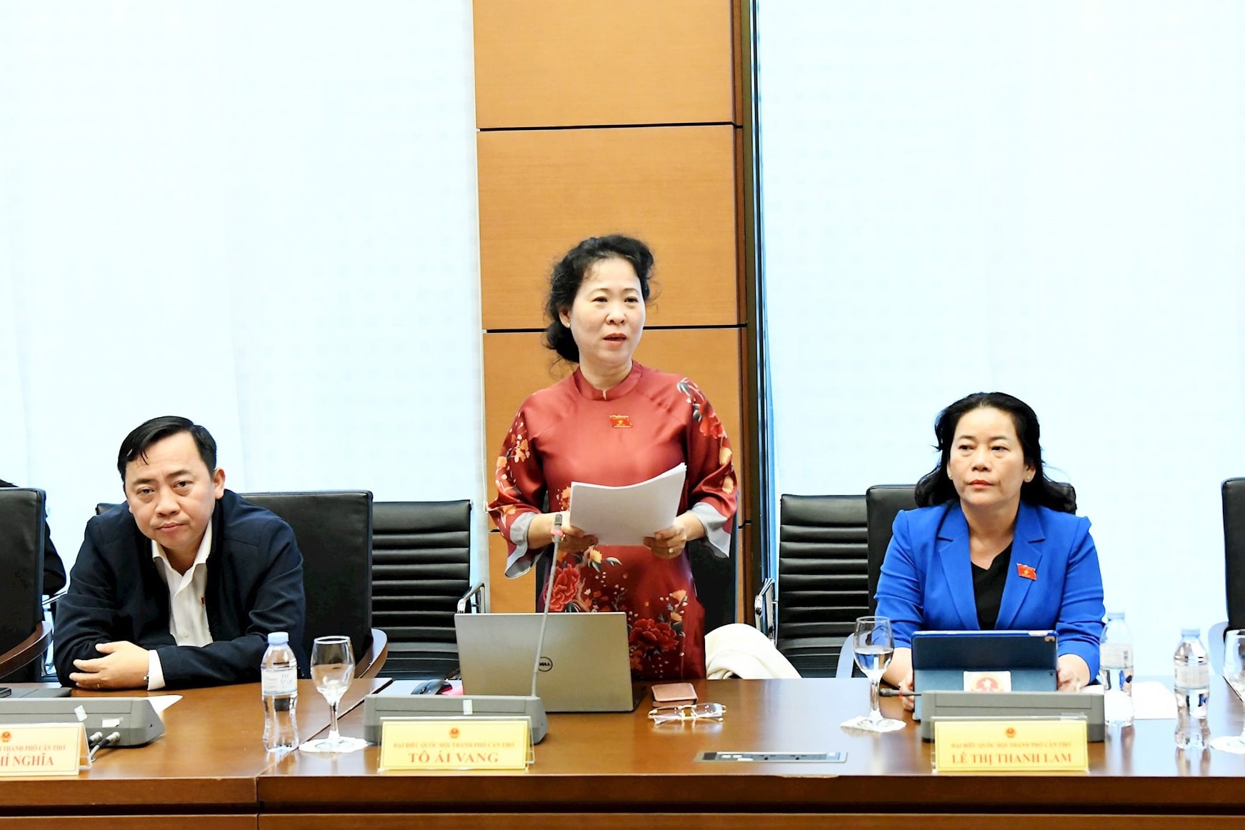 ប្រតិភូរដ្ឋសភា Lo Thi Luyen (Dien Bien) ថ្លែងមតិ