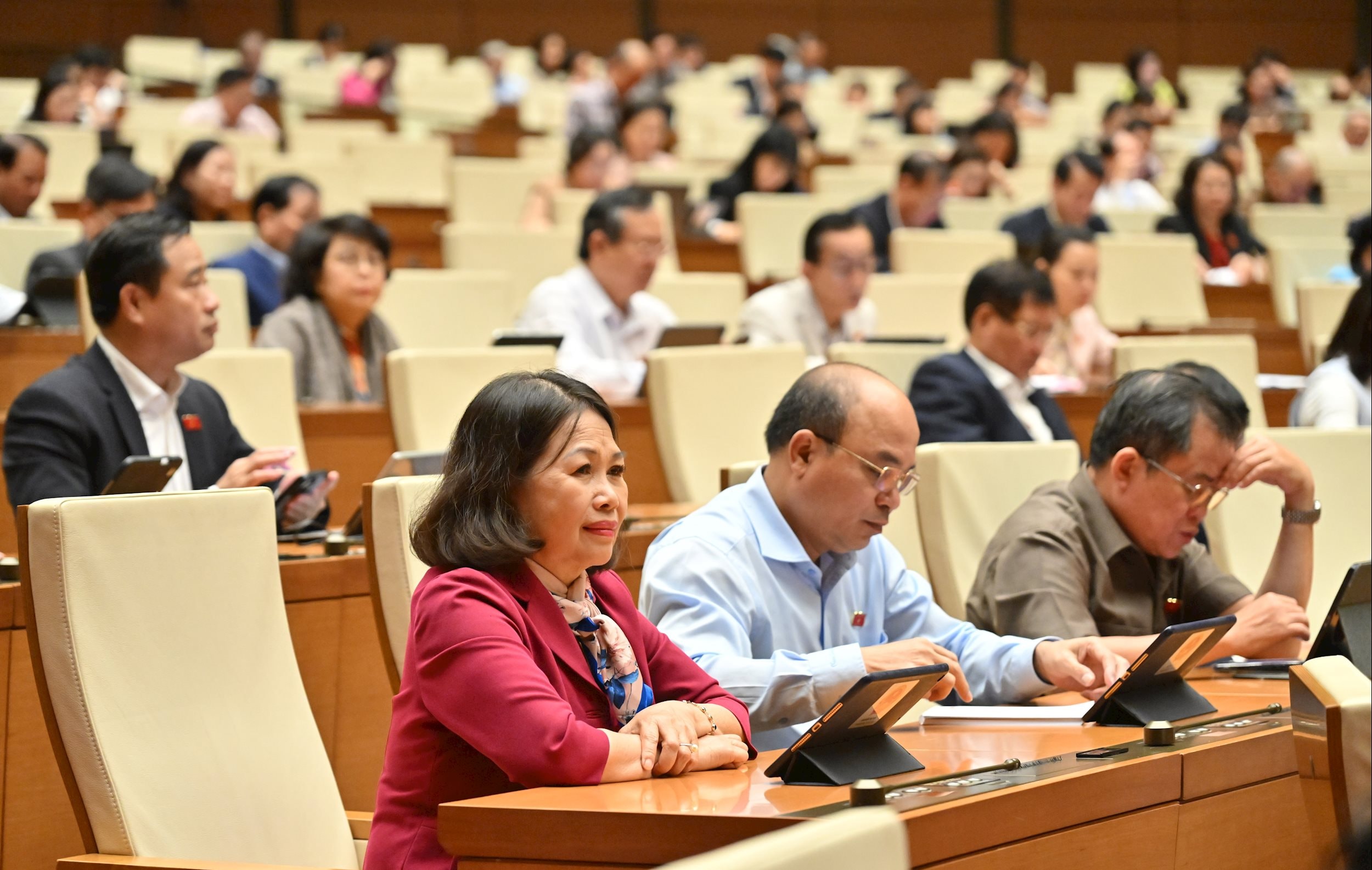 Perwakilan yang menghadiri mesyuarat. Foto: Quang Khanh