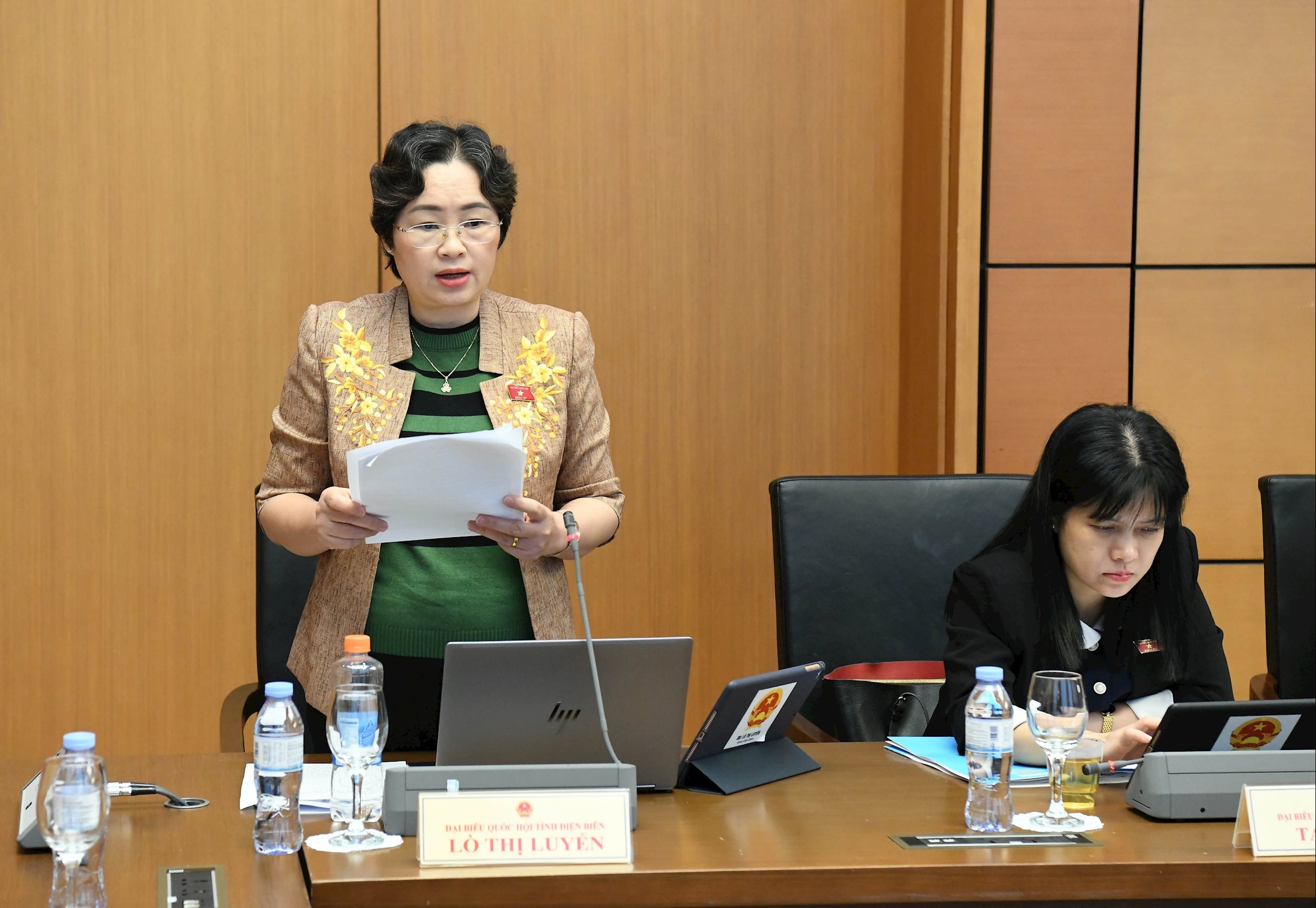 Phó Trưởng Đoàn ĐBQH tỉnh Điện Biên Lò Thị Luyến.2