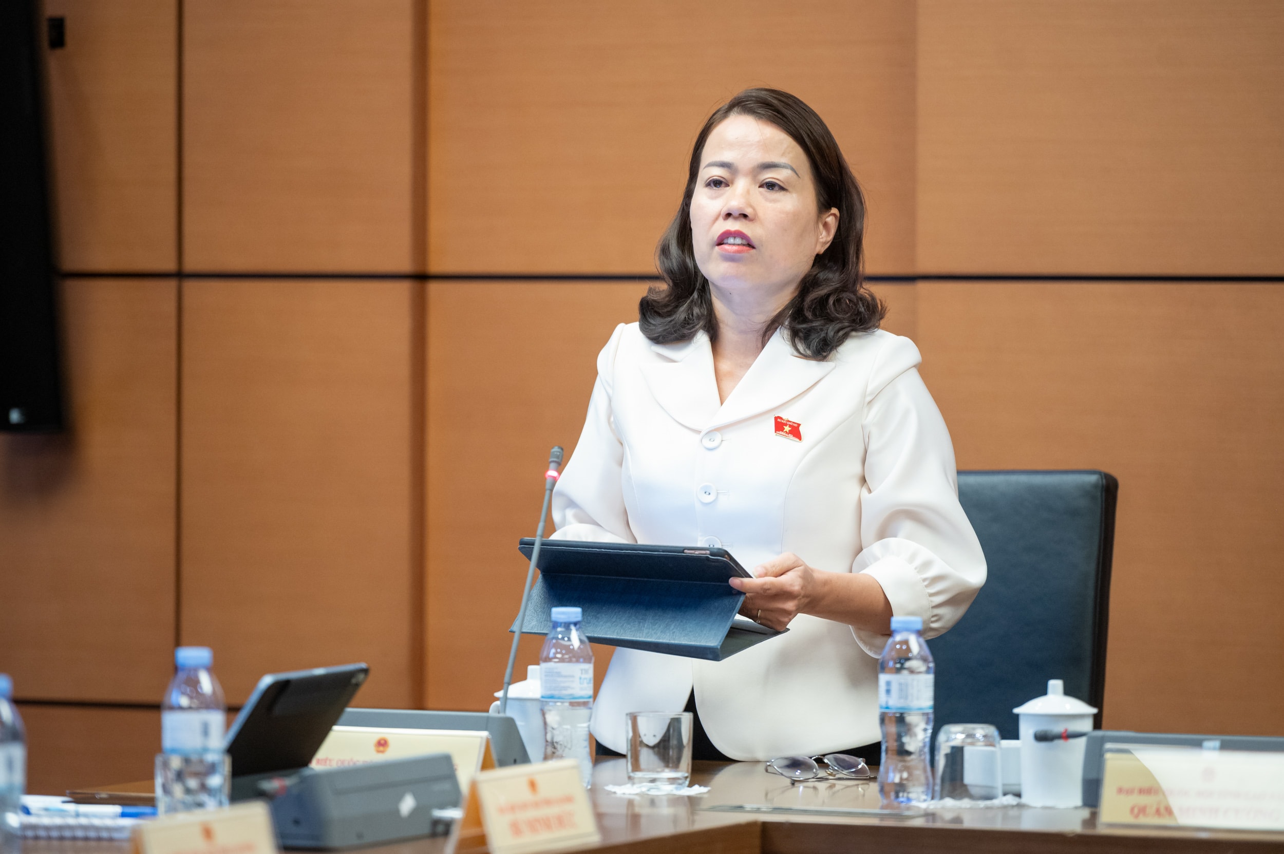 Afgevaardigde van de Nationale Assemblee Ly Thi Lan (Tuyen Quang)