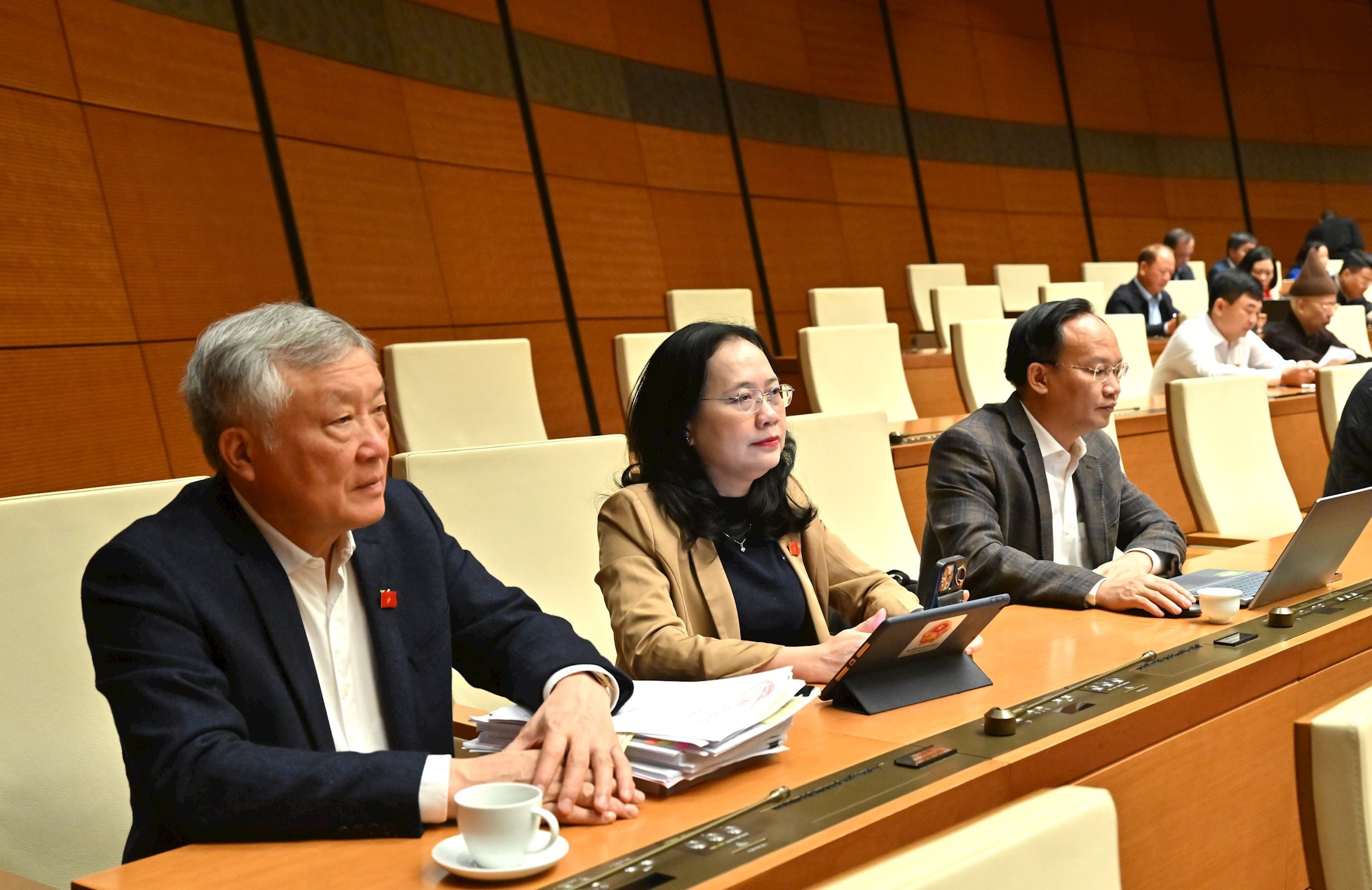 Các đại biểu tại phiên họpVQK_5128