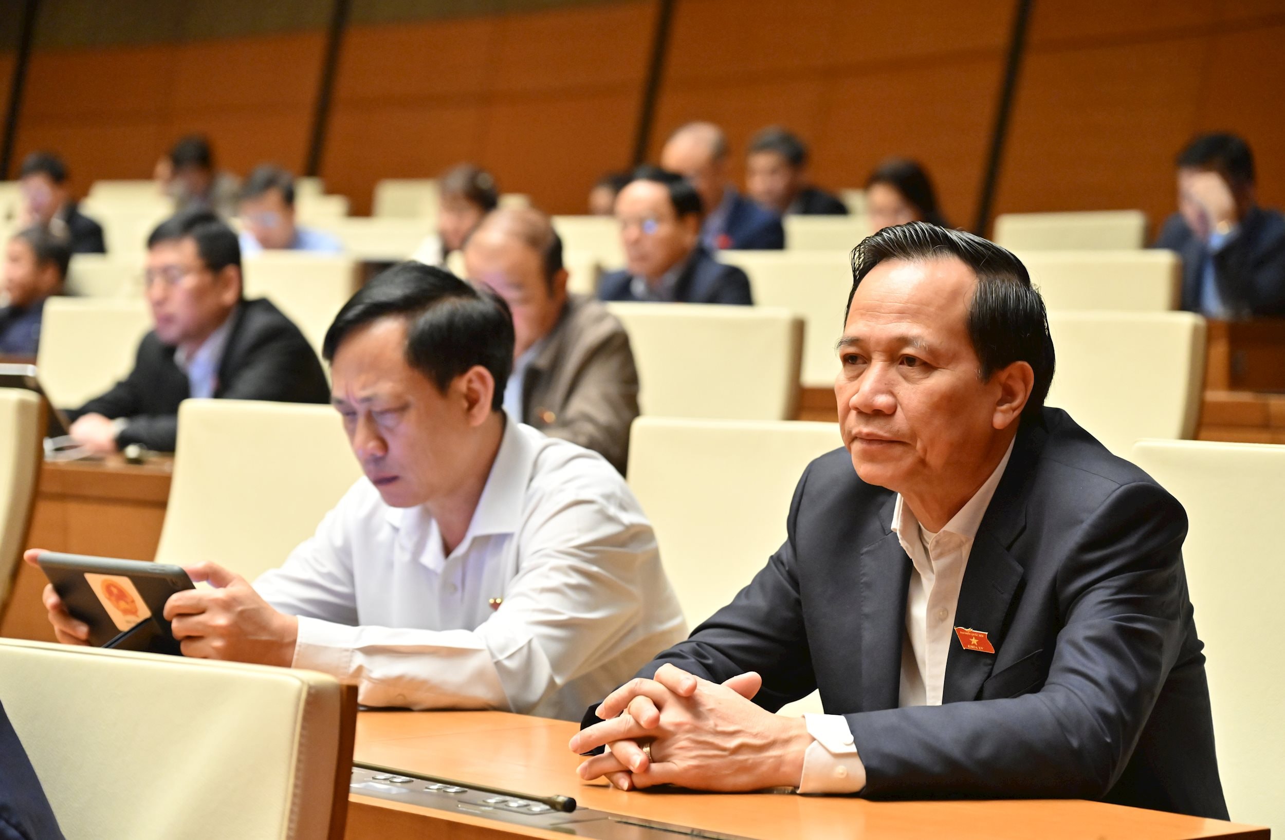 Các đại biểu tại phiên họpVQK_5208