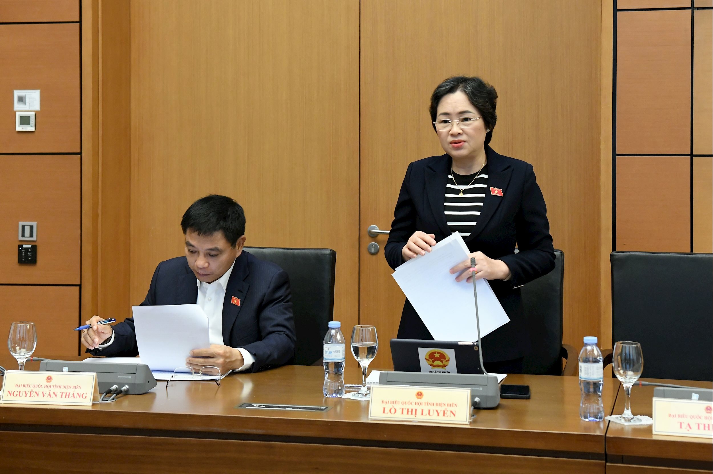 Phó Trưởng Đoàn chuyên trách phụ trách Đoàn ĐBQH tỉnh Điện Biên Lò Thị Luyến.2