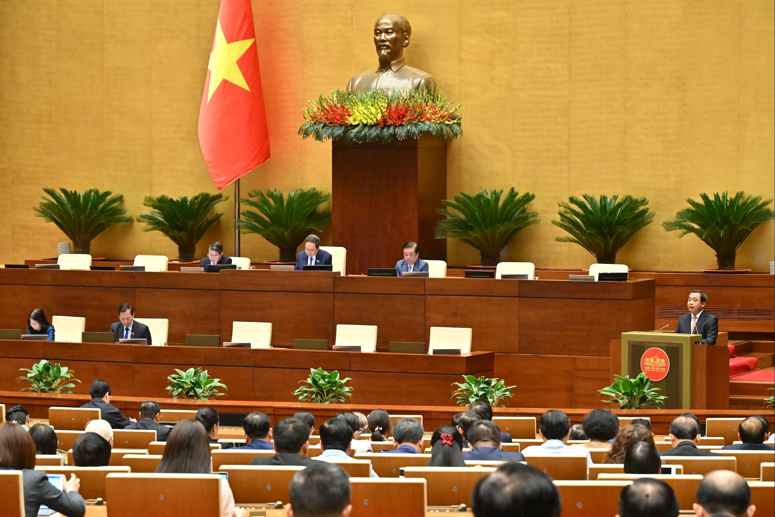 Bộ trưởng Bộ Nông nghiệp và Môi trường Trần Đức ThắngVQK_5521