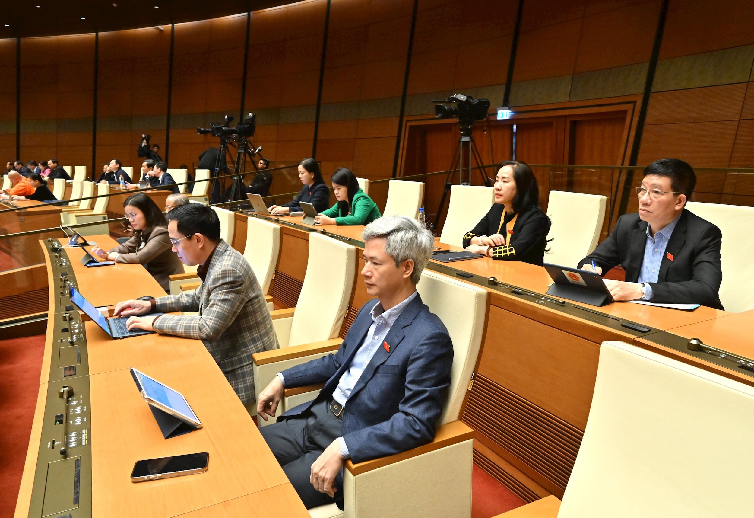 Các đại biểu tại phiên họpVQK_5513