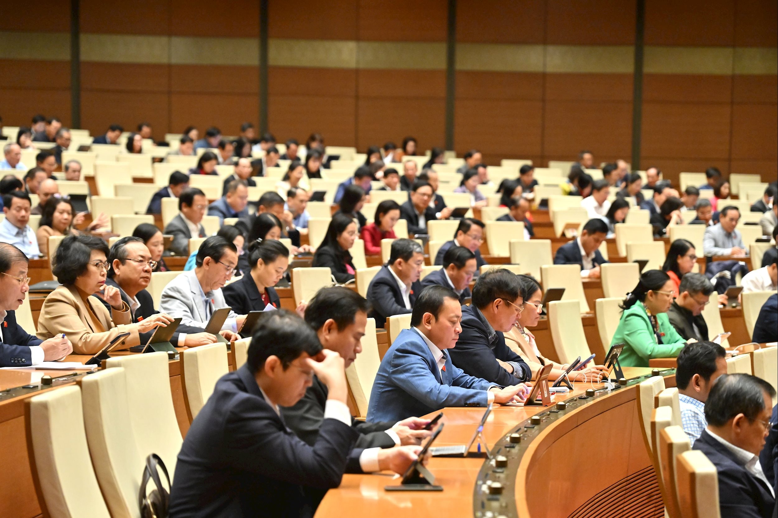 Các đại biểu tại phiên họpVQK_5559