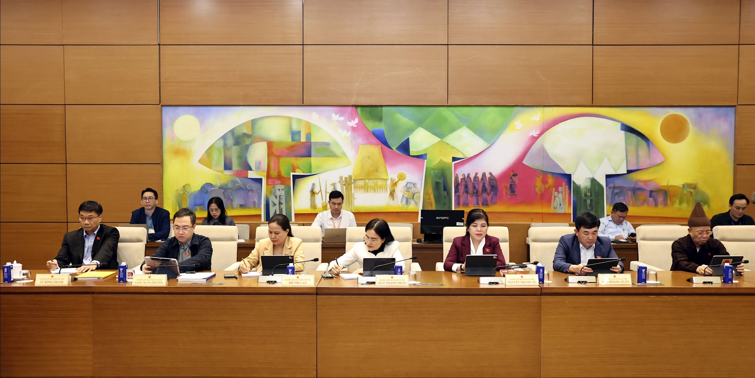 Delegates attending meeting Group 14