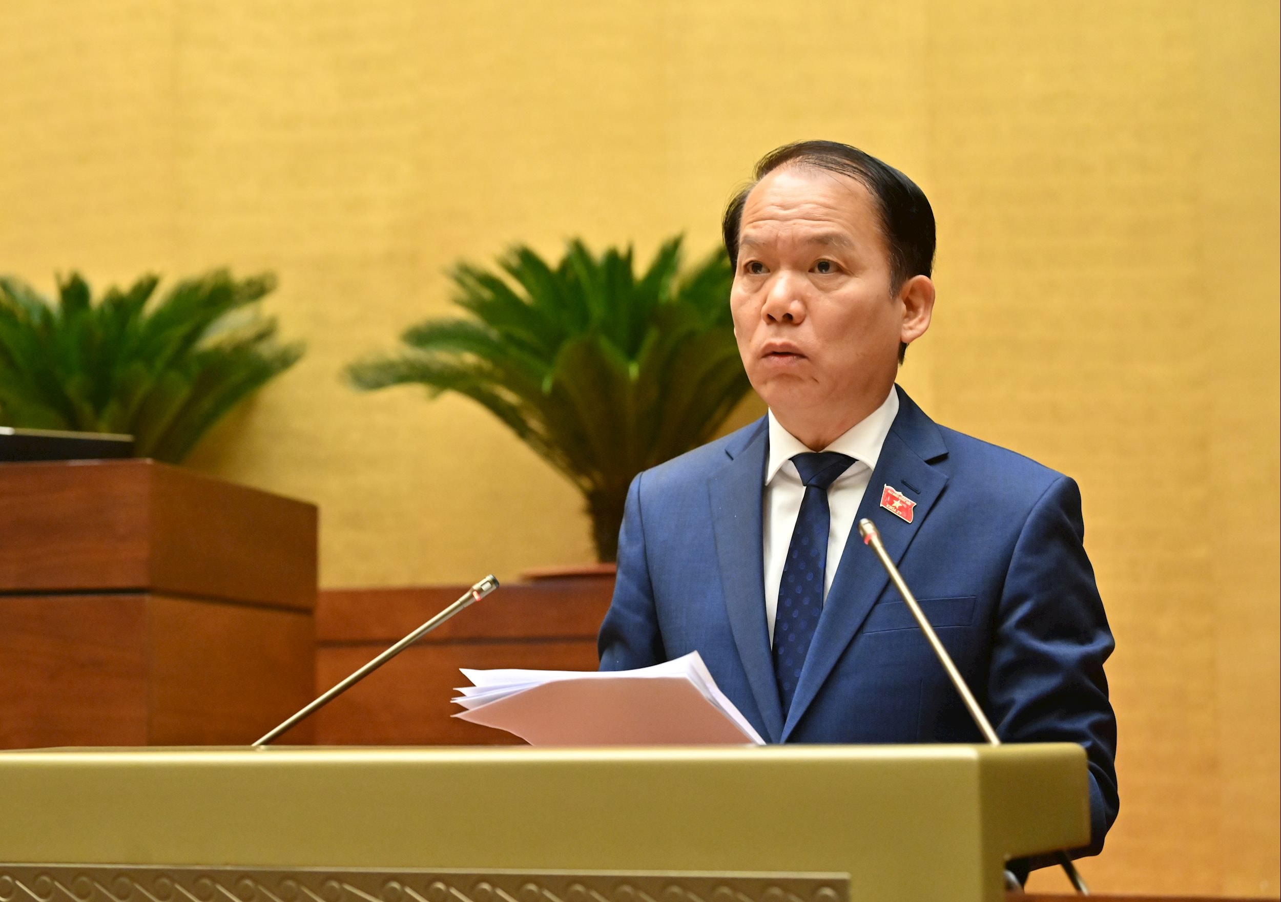 Chủ nhiệm Ủy ban Pháp luật và Tư pháp Hoàng Thanh TùngVQK_5646