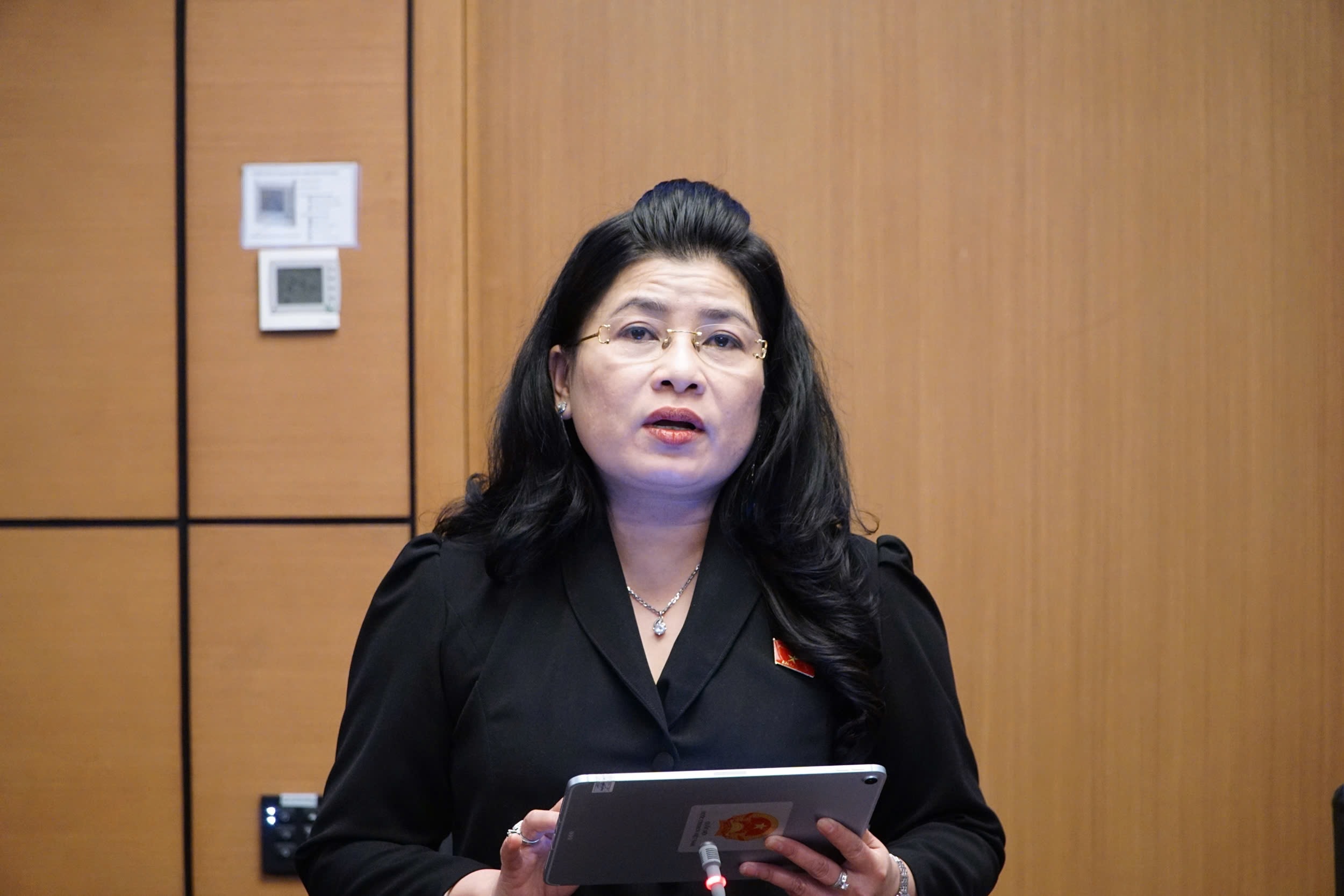 Miembro de la Asamblea Nacional Dang Thi My Huong (Khanh Hoa)