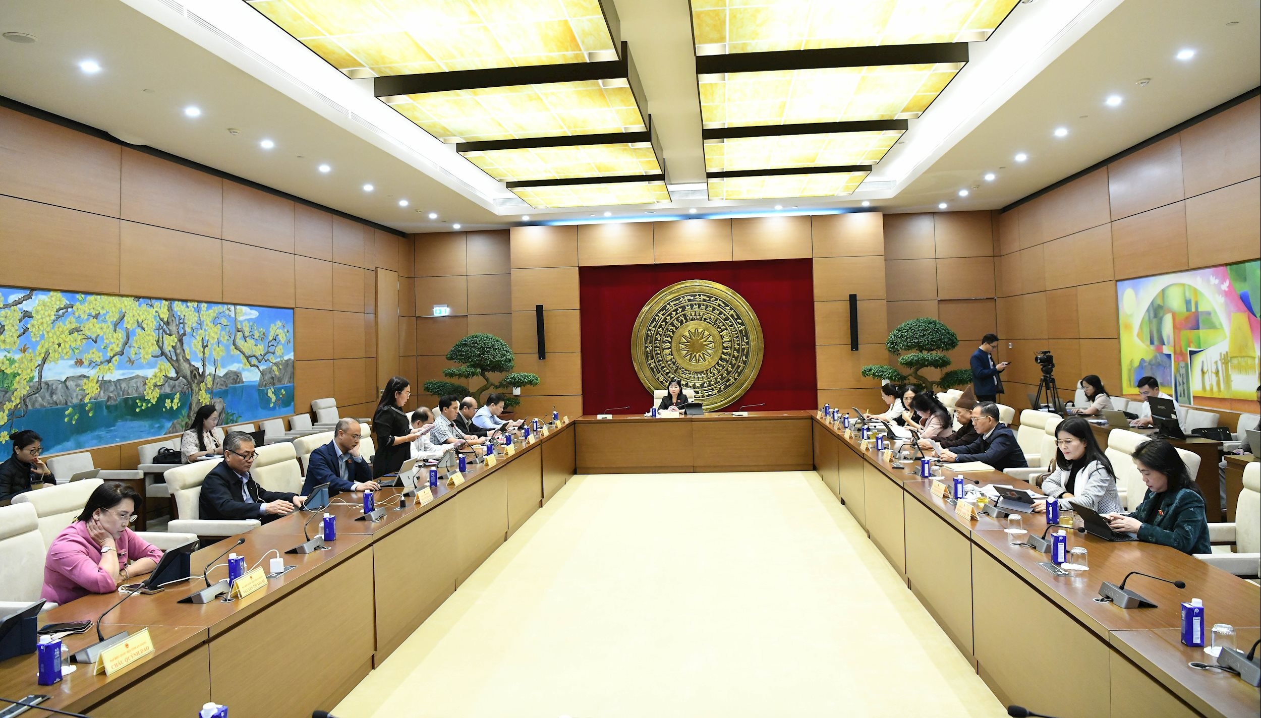 Quang cảnh họp tổ 14