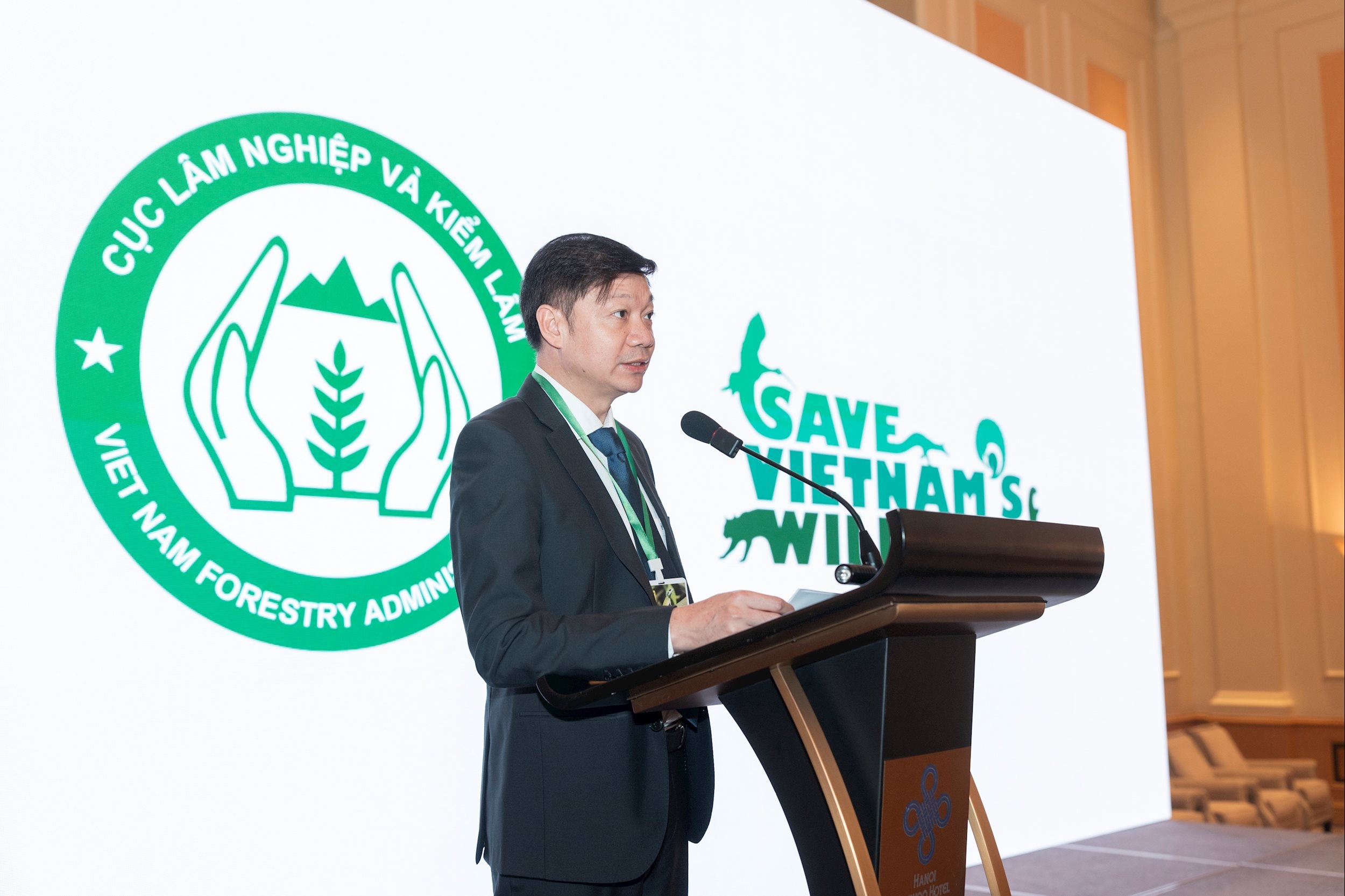 1. PGS.TS. Trần Quang Bảo, Cục trưởng Cục Lâm nghiệp và Kiểm lâm, Bộ Nông nghiệp và Môi trường phát biểu khai mạc Hội nghị ACT Con 2025