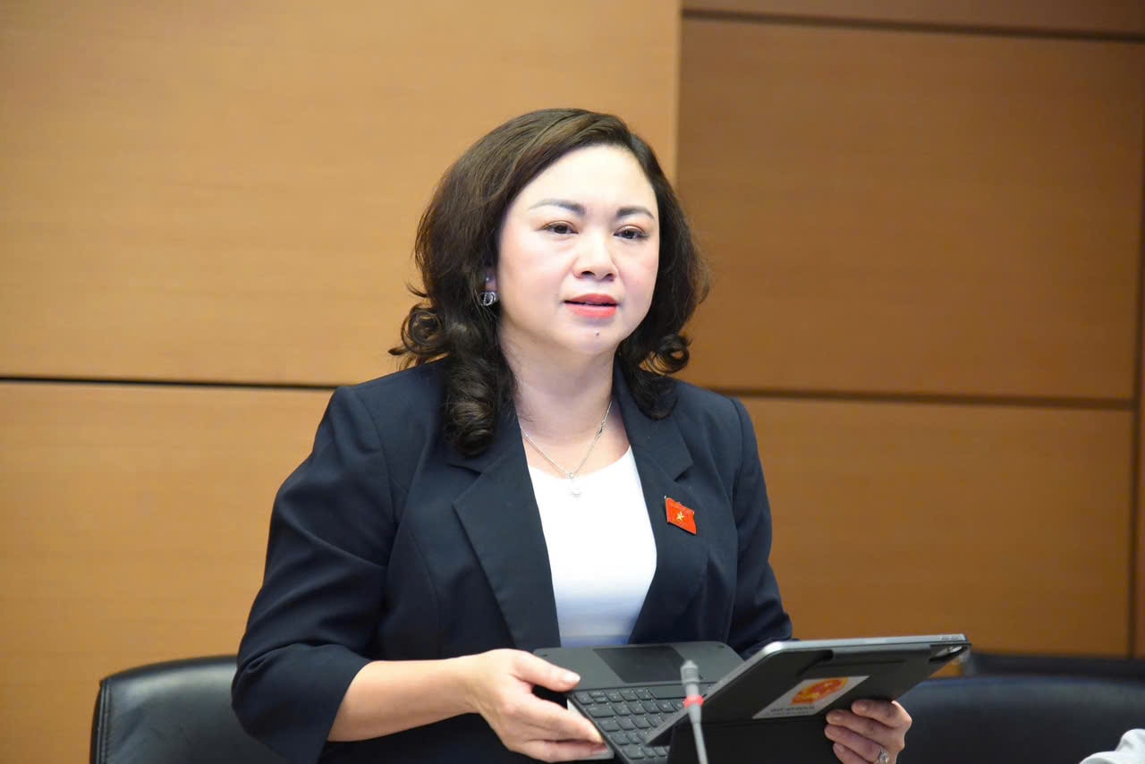 ທ່ານຜູ້ແທນສະພາແຫ່ງຊາດ ດັ້ງບິງງອກ (ຟູເຖາະ) ກ່າວຄຳເຫັນວ່າ. ພາບ: ຊວນກວຍ