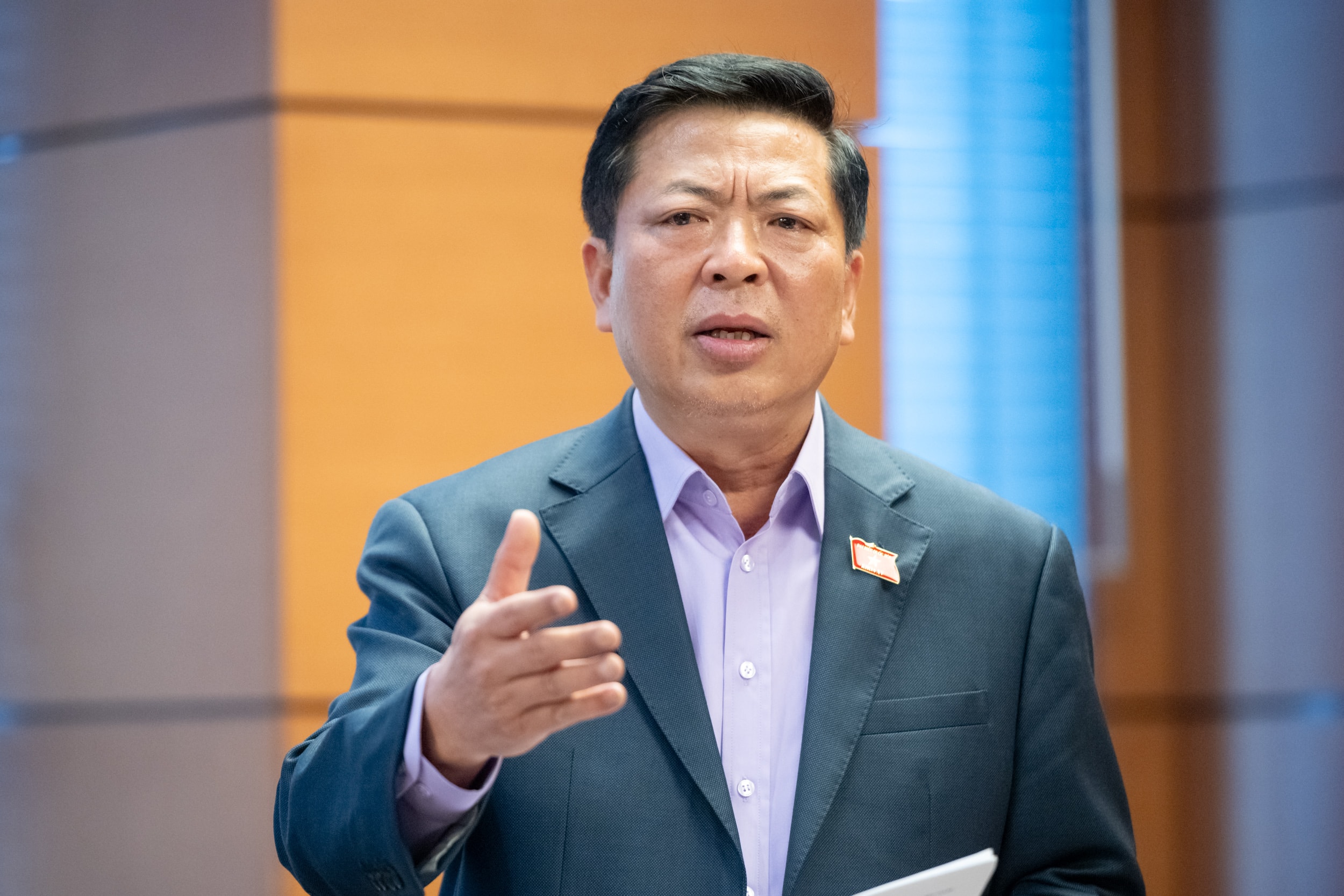 Delegát Národního shromáždění Tran Hong Minh (Cao Bang)