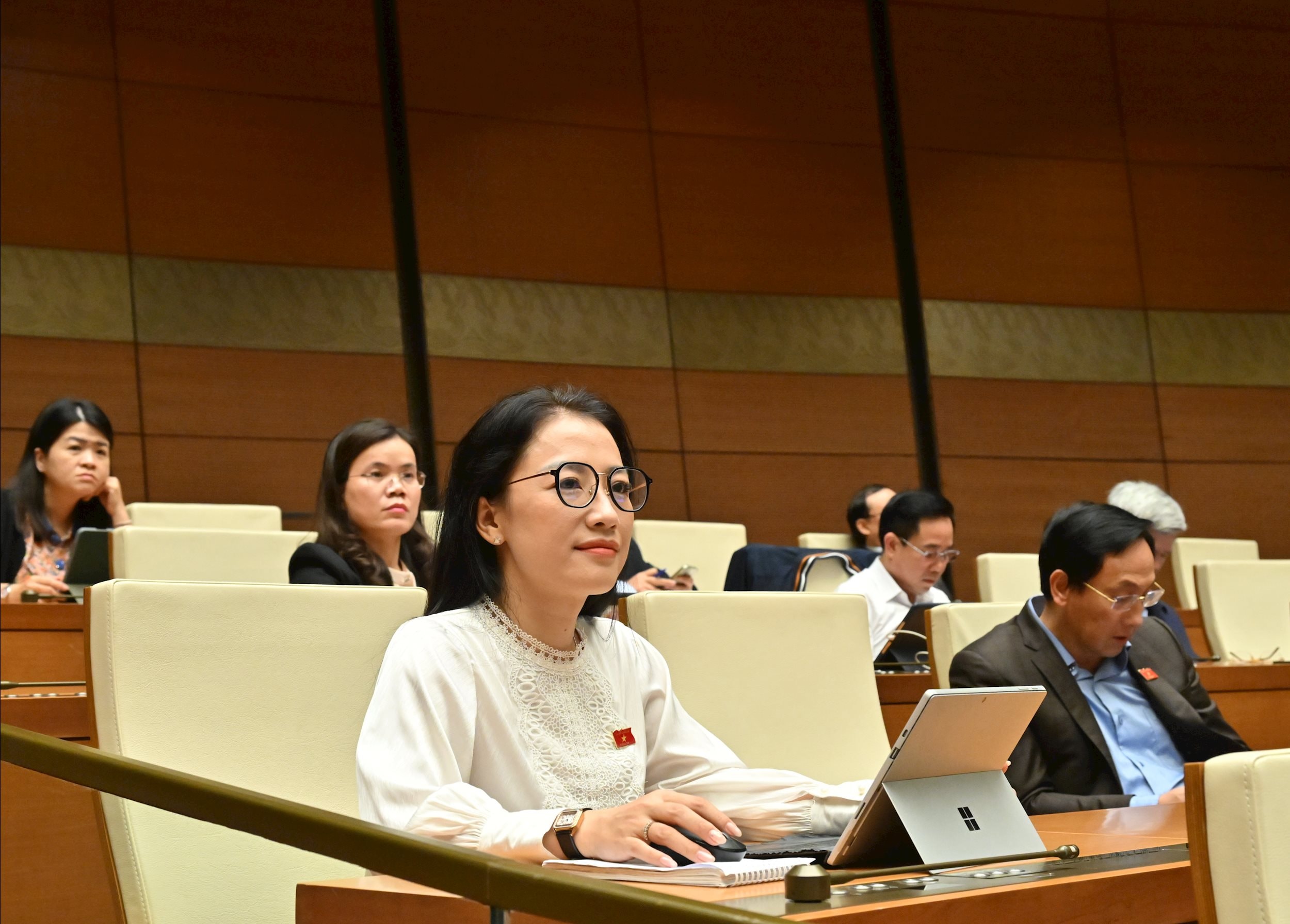 Các đại biểu tại phiên họpVQK_7536