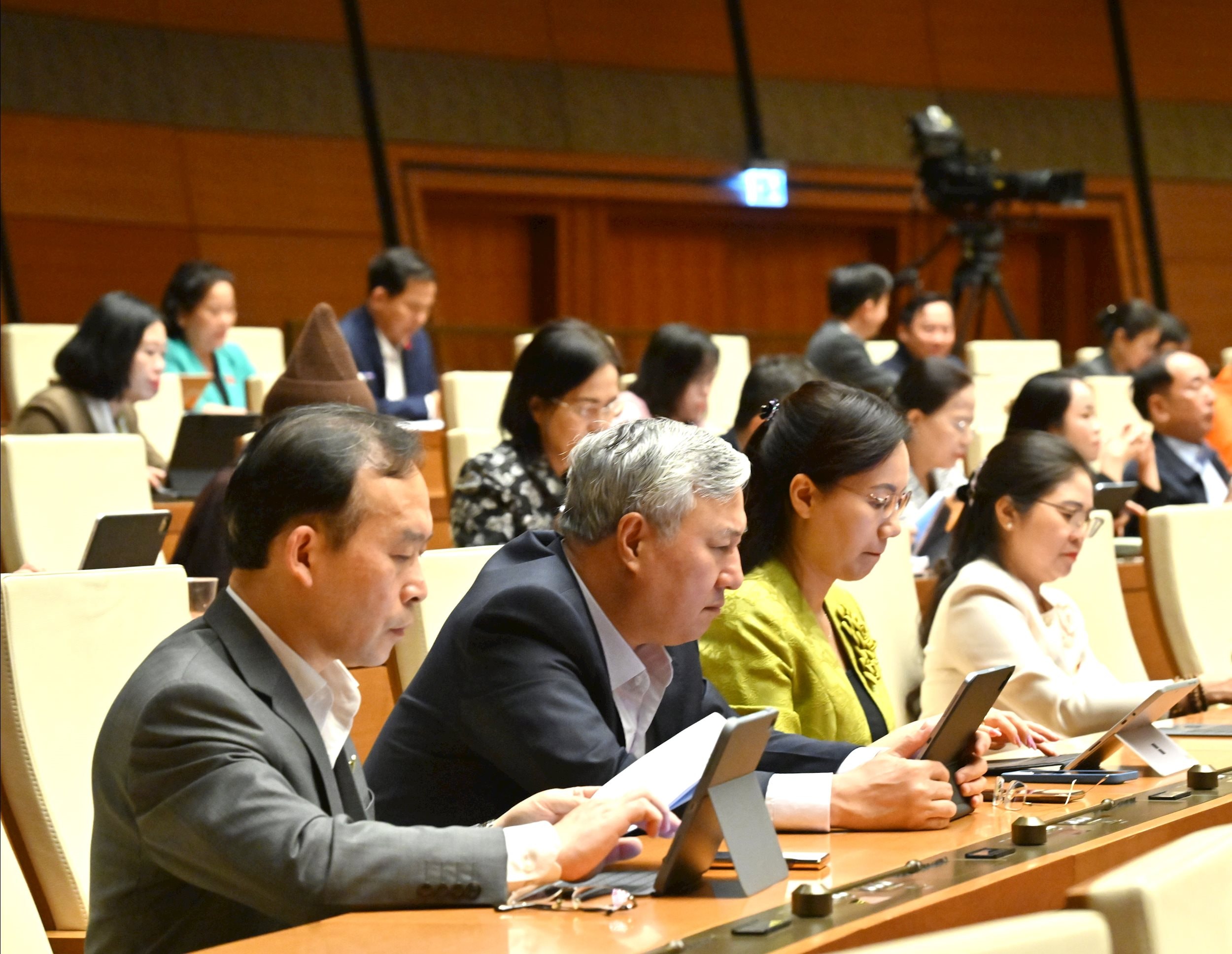 Các đại biểu tại phiên họpVQK_7537