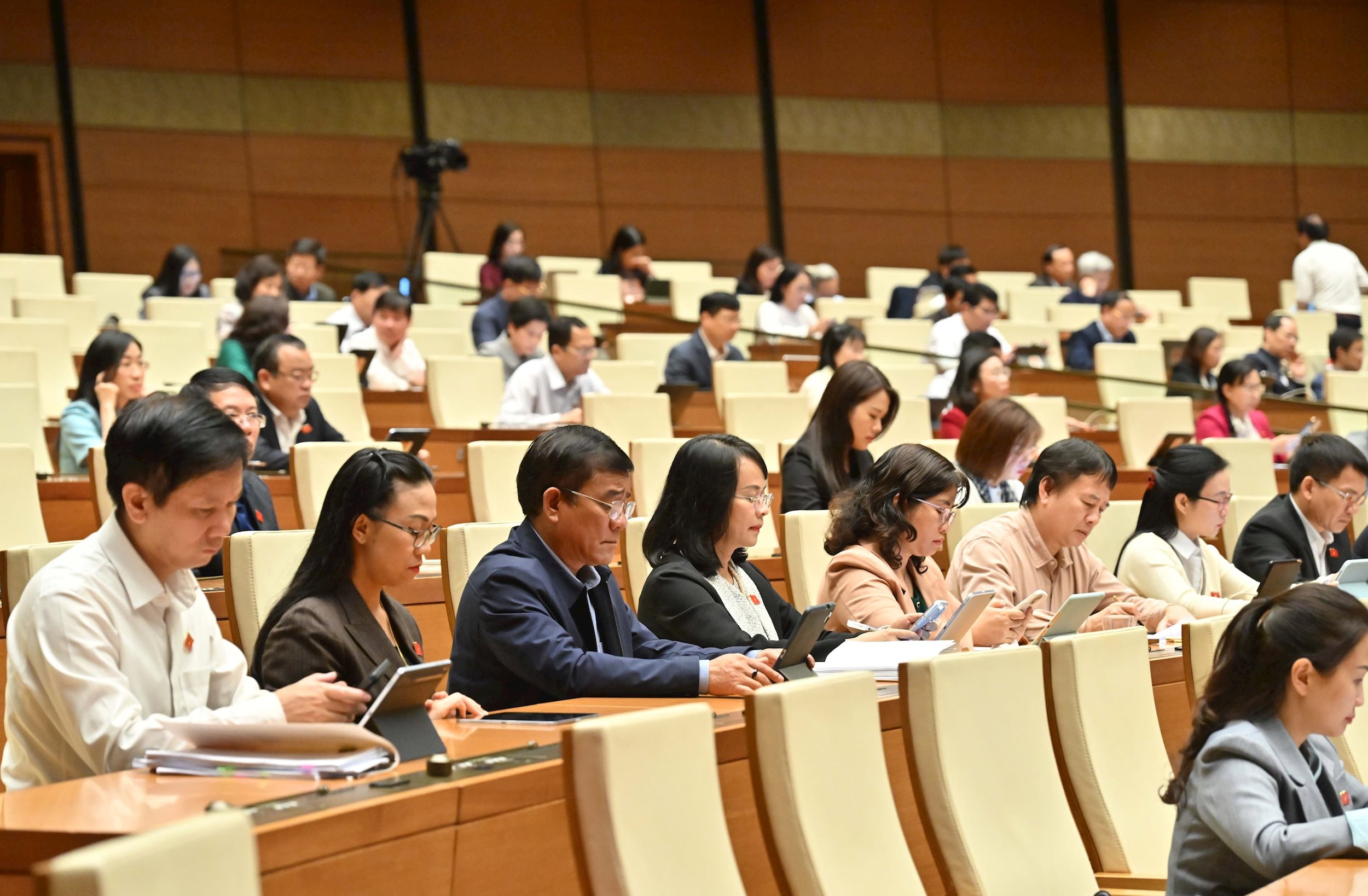 Các đại biểu tại phiên họpVQK_7543