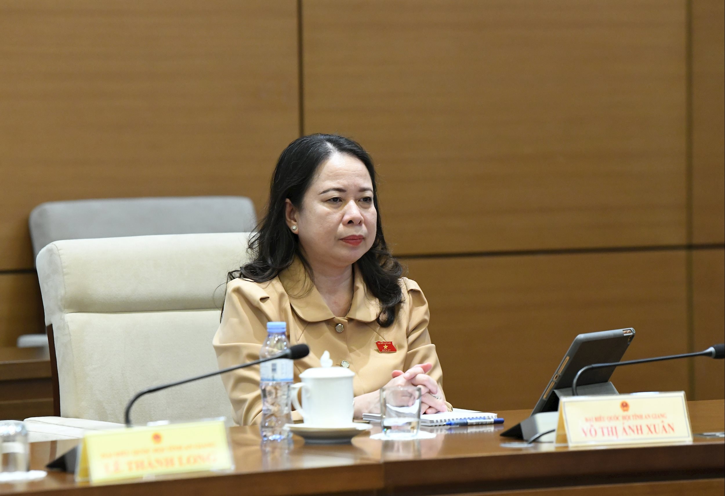 Phó chủ tịch Nước Võ Thị Ánh Xuân tham dự phiên họp tổ