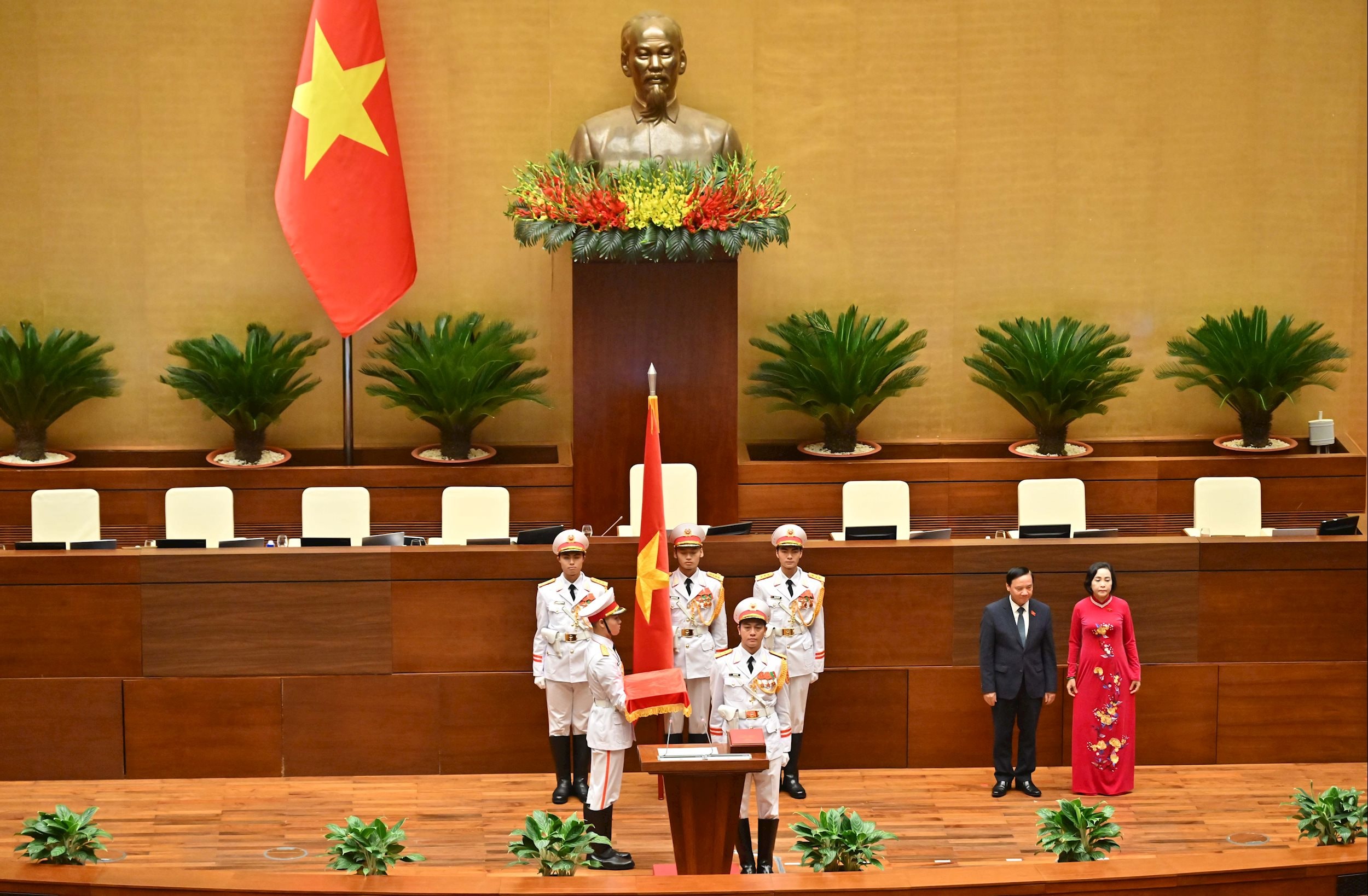 Toàn cảnh Lễ Tuyên thệ của Chánh án Tòa án nhân dân tối cao Nguyễn Văn QuảngVQK_8597++