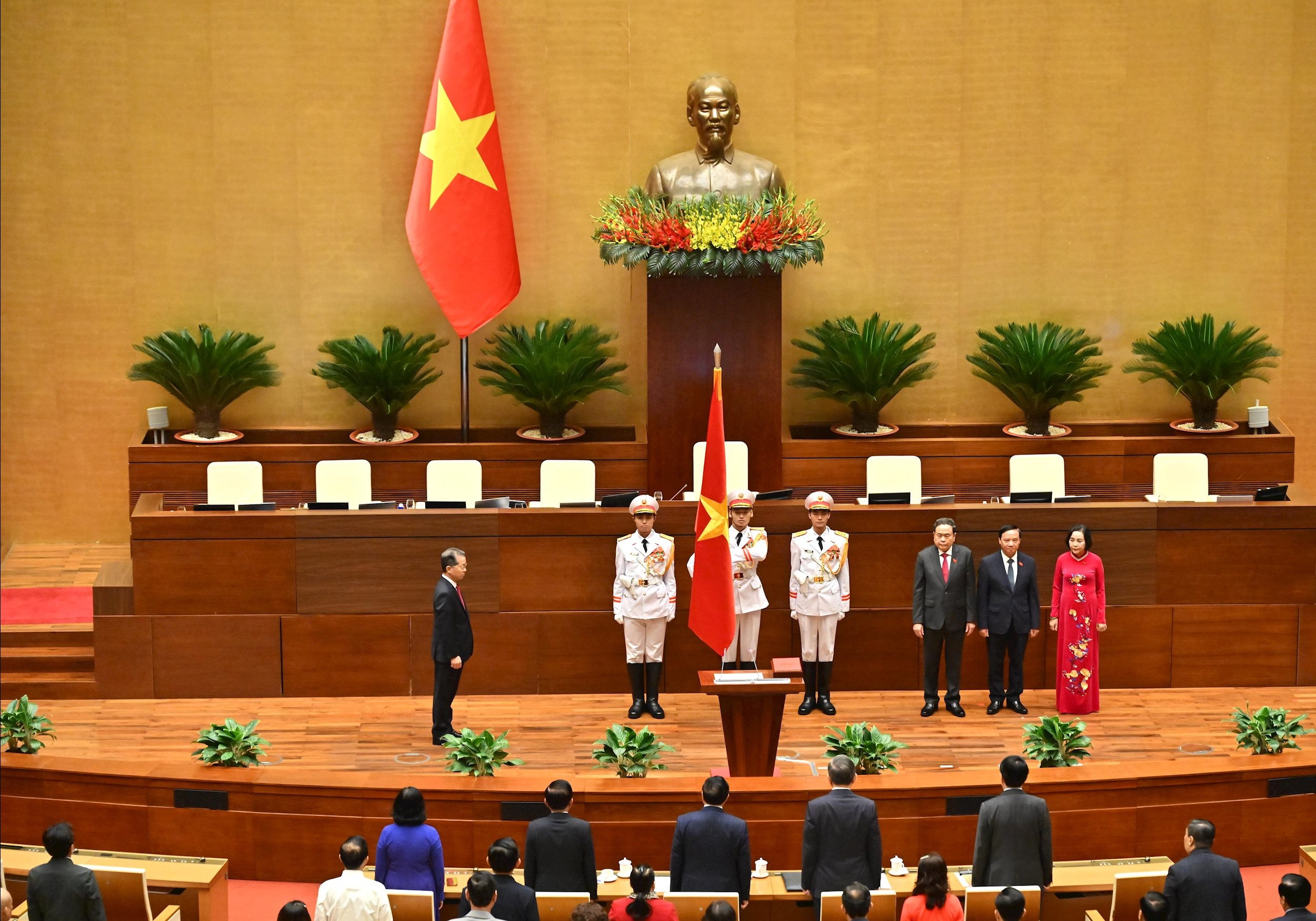 Toàn cảnh Lễ Tuyên thệ của Chánh án Tòa án nhân dân tối cao Nguyễn Văn QuảngVQK_8613++