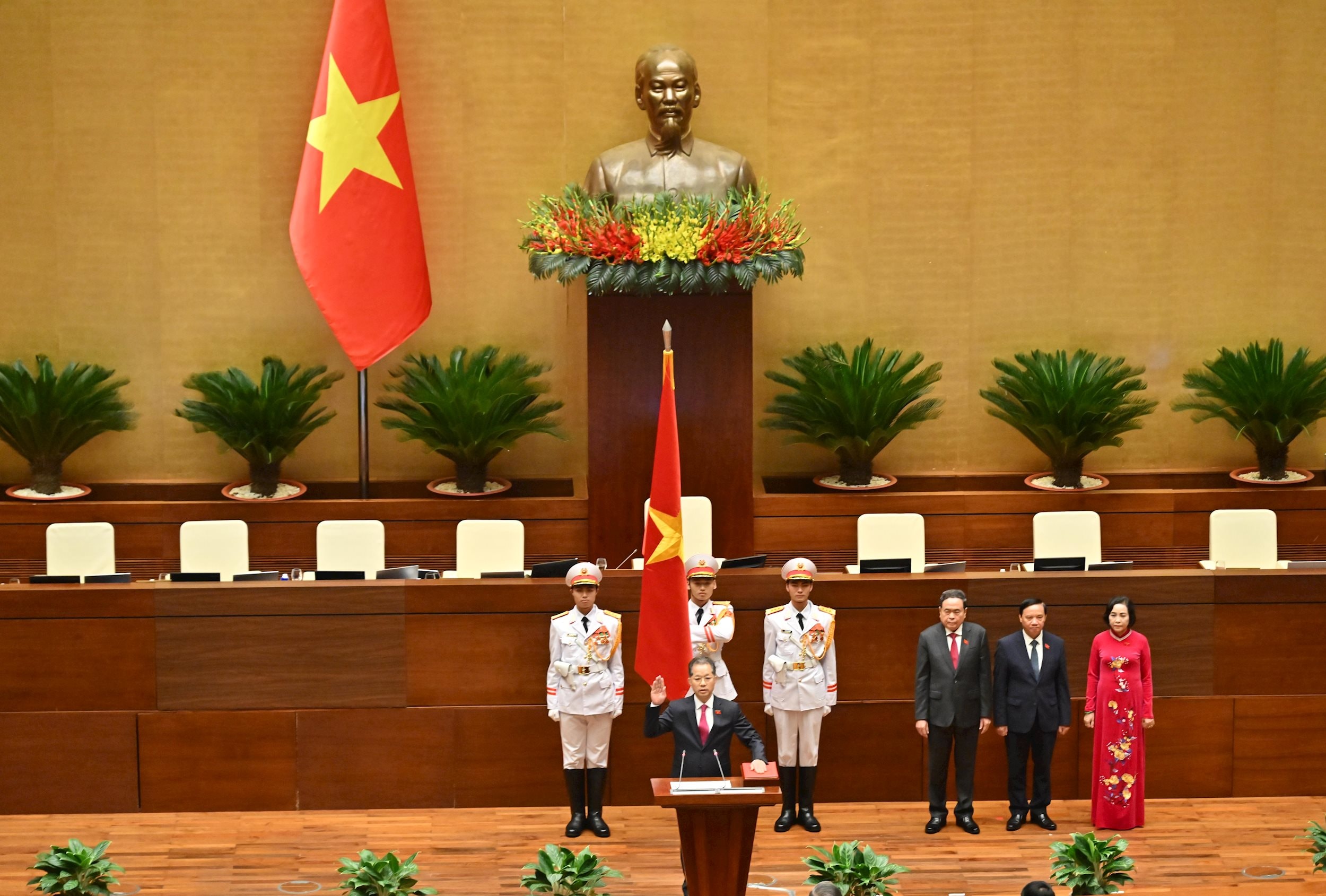 Toàn cảnh Lễ Tuyên thệ của Chánh án Tòa án nhân dân tối cao Nguyễn Văn QuảngVQK_8653++