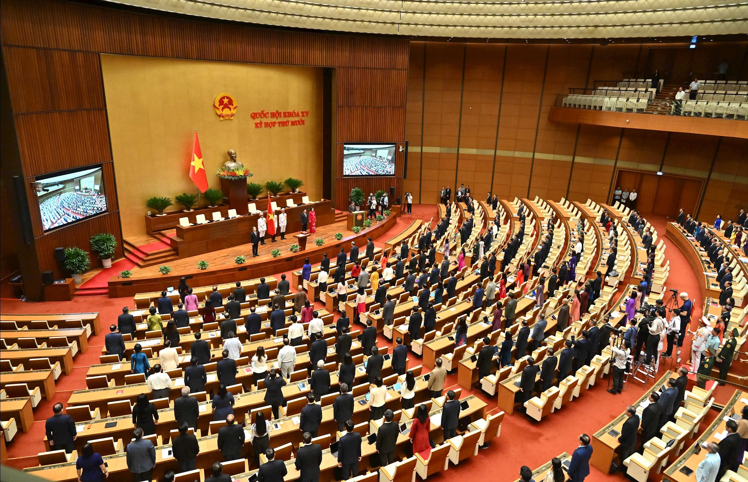 Toàn cảnh Lễ Tuyên thệ của Chánh án Tòa án nhân dân tối cao Nguyễn Văn QuảngVQK_8675++