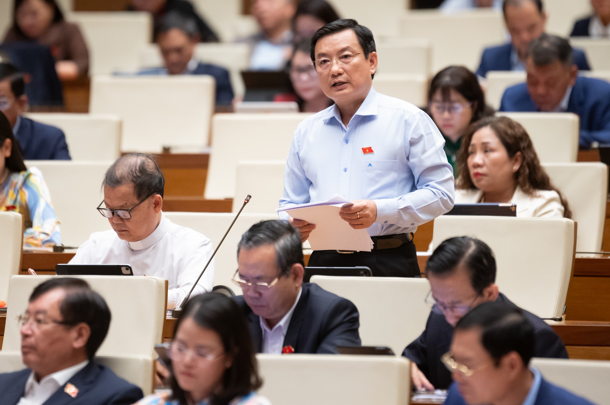 ĐBQH Phạm Trọng Nhân (TP. Hồ Chí Minh) phát biểu