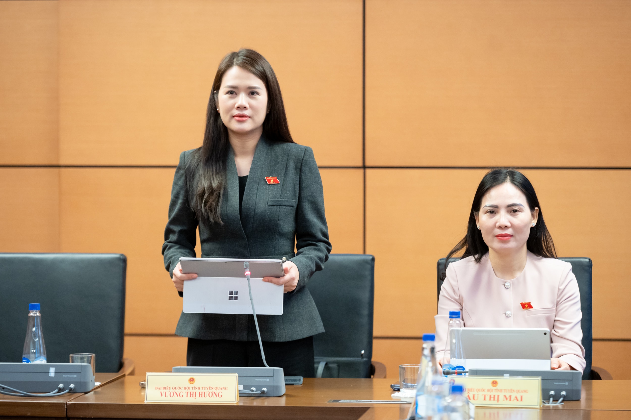 Delegatul Adunării Naționale Vuong Thi Huong (Tuyen Quang)