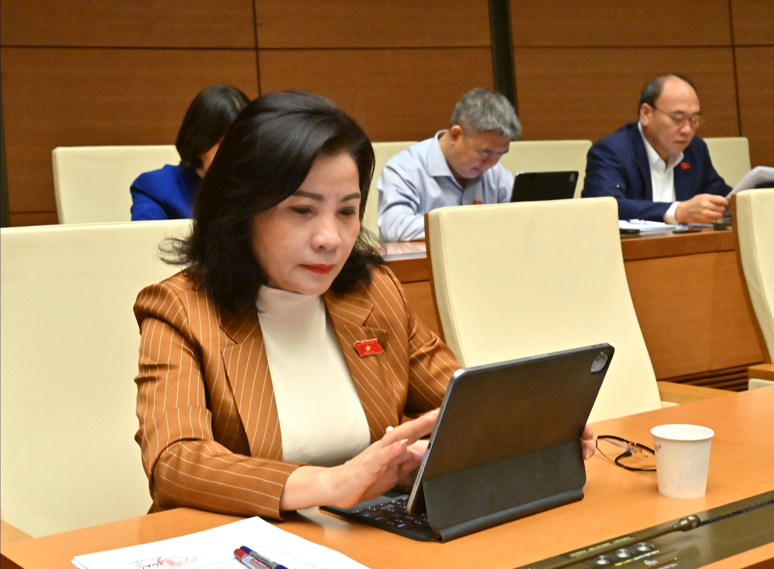 Các đại biểu tại phiên họp