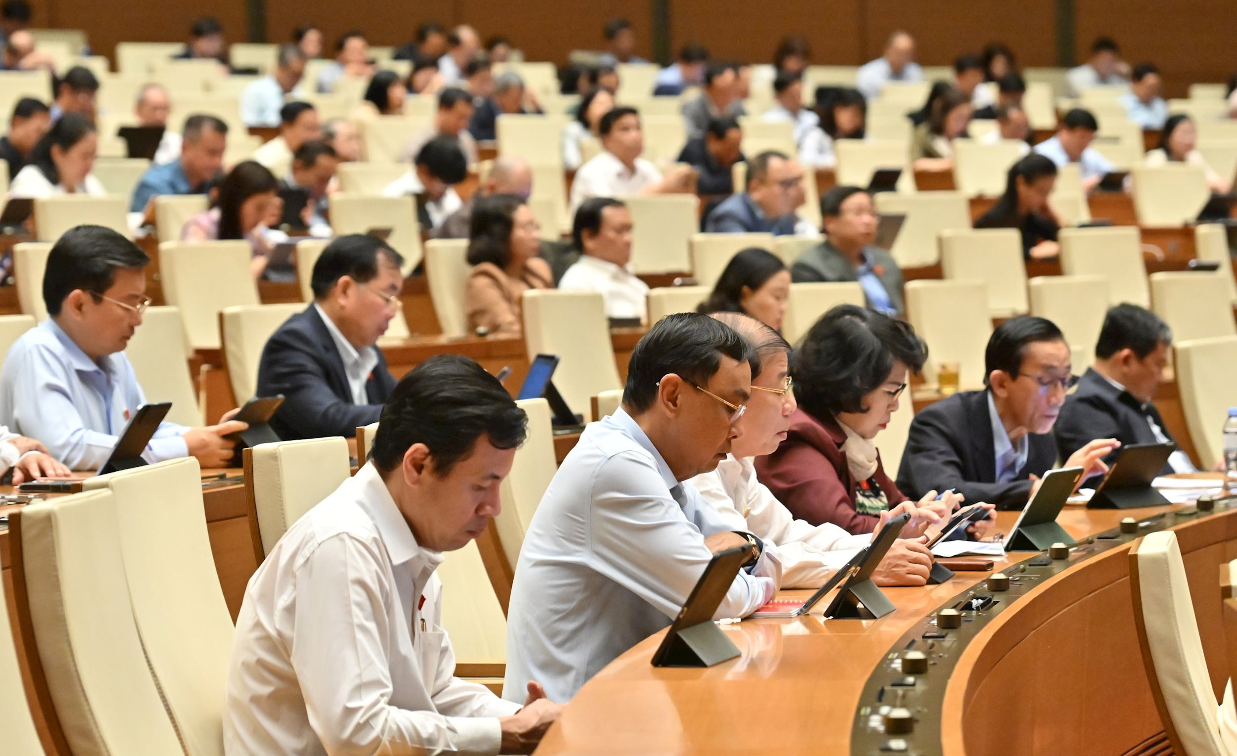 Các đại biểu tại phiên họpVQK_0309
