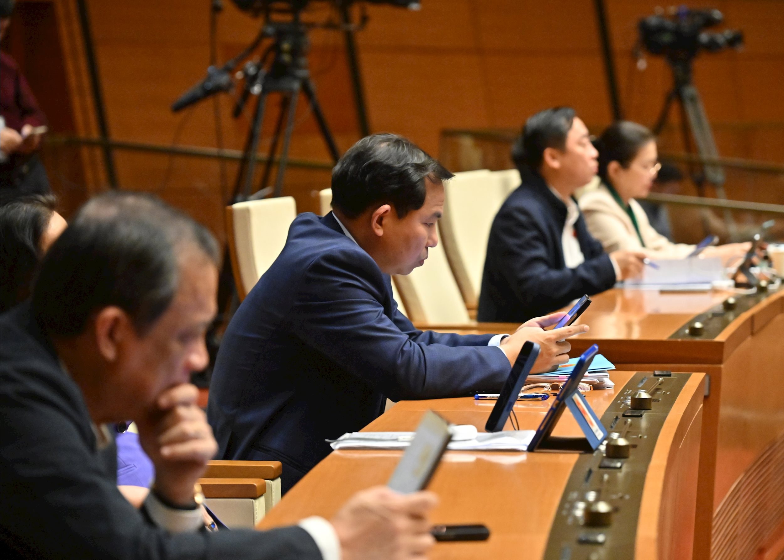 Các đại biểu tại phiên họpVQK_0323