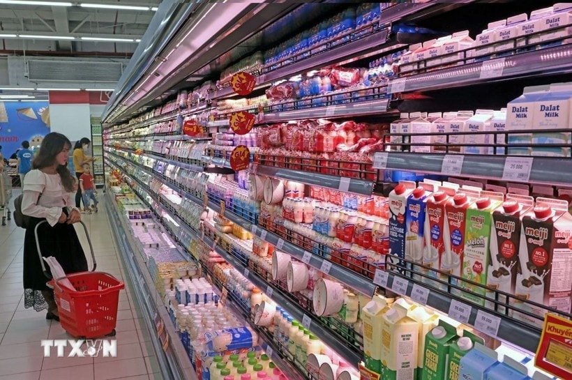 At Go Thang Long supermarket (Photo: VNA)