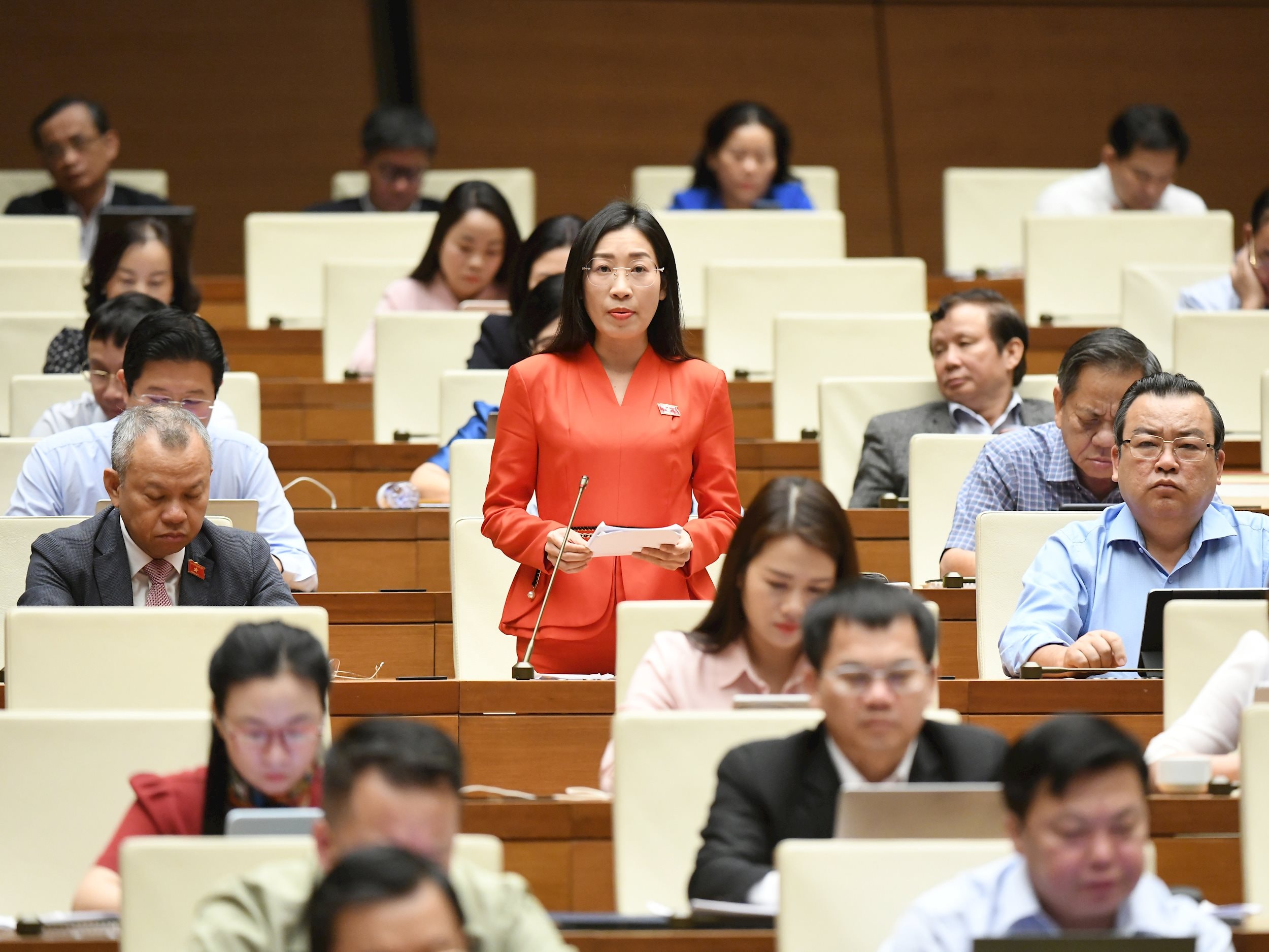 Đại biểu Hoàng Thị Thanh Thuý, đoàn Tây Ninh.1