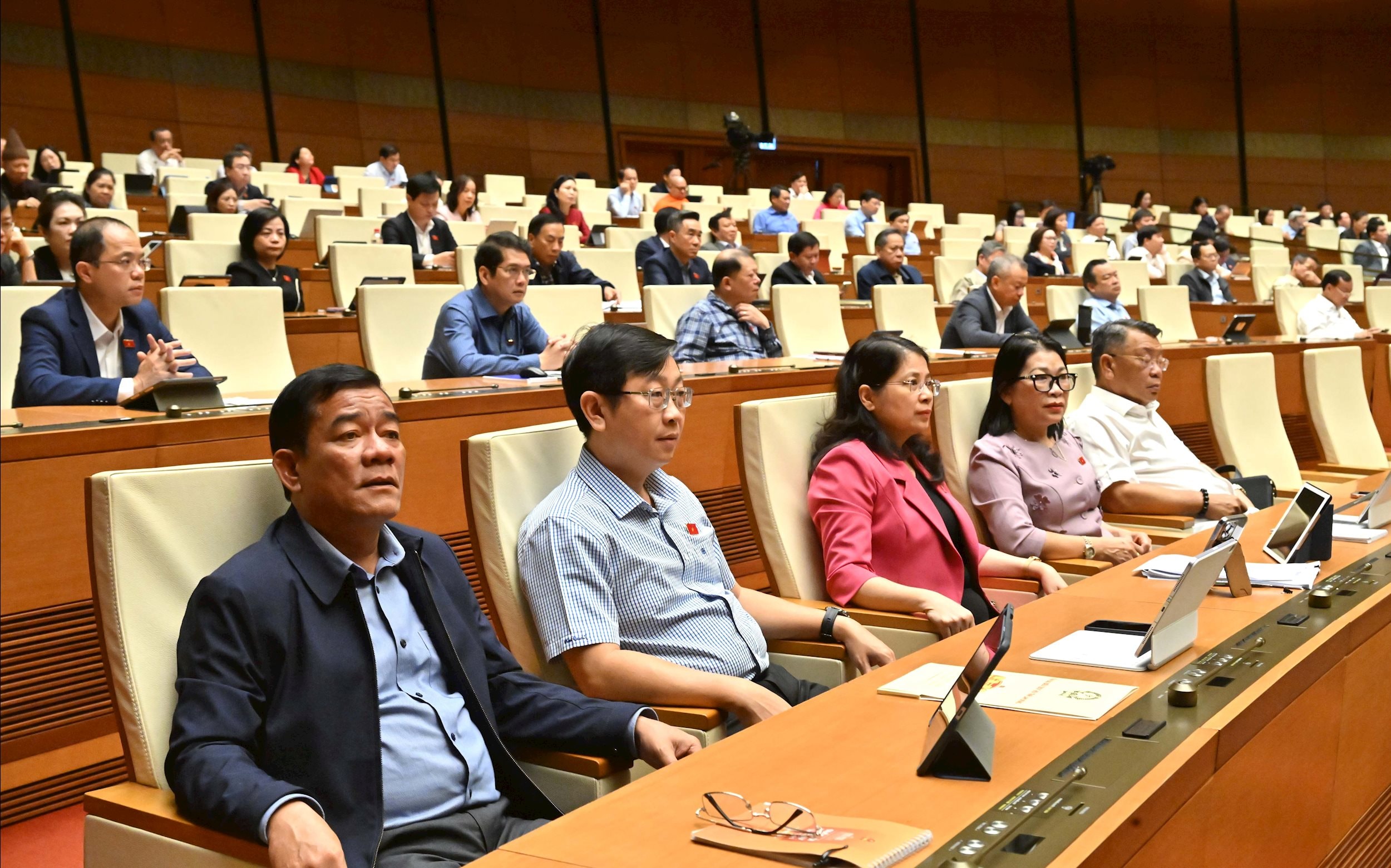 Các đại biểu tại phiên họpVQK_1197