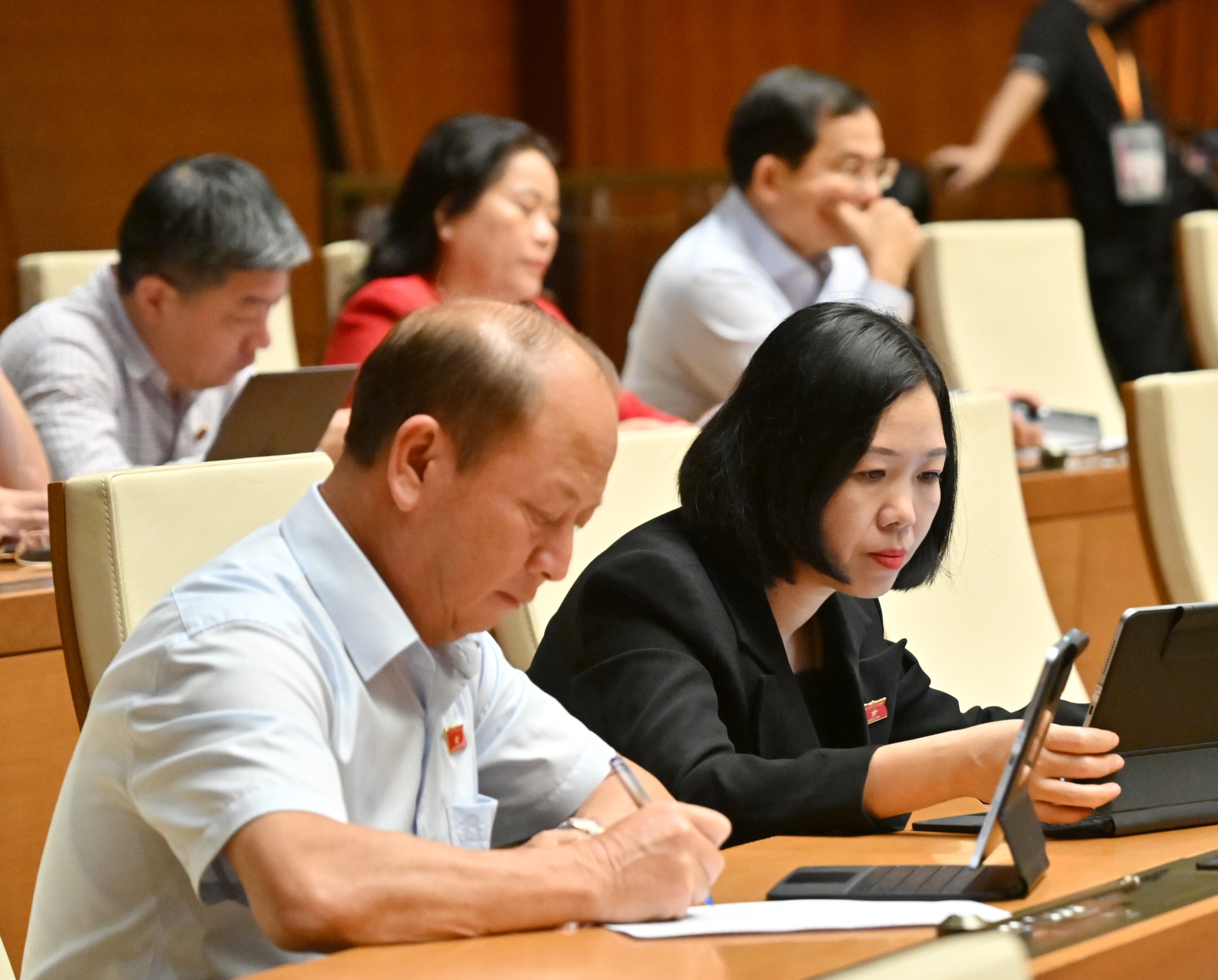 Các đại biểu tại phiên họpVQK_1569