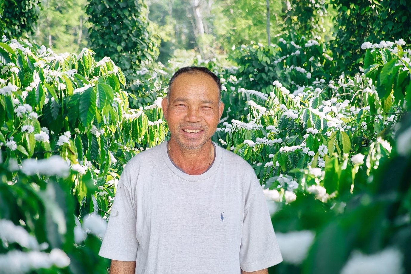 Ô K' B Rêm, Trưởng thôn thuộc xã Đinh Trang Thượng, tỉnh Lâm Đồng là hộ gia đình làm kinh tế giỏi. Ảnh Vân Hậu