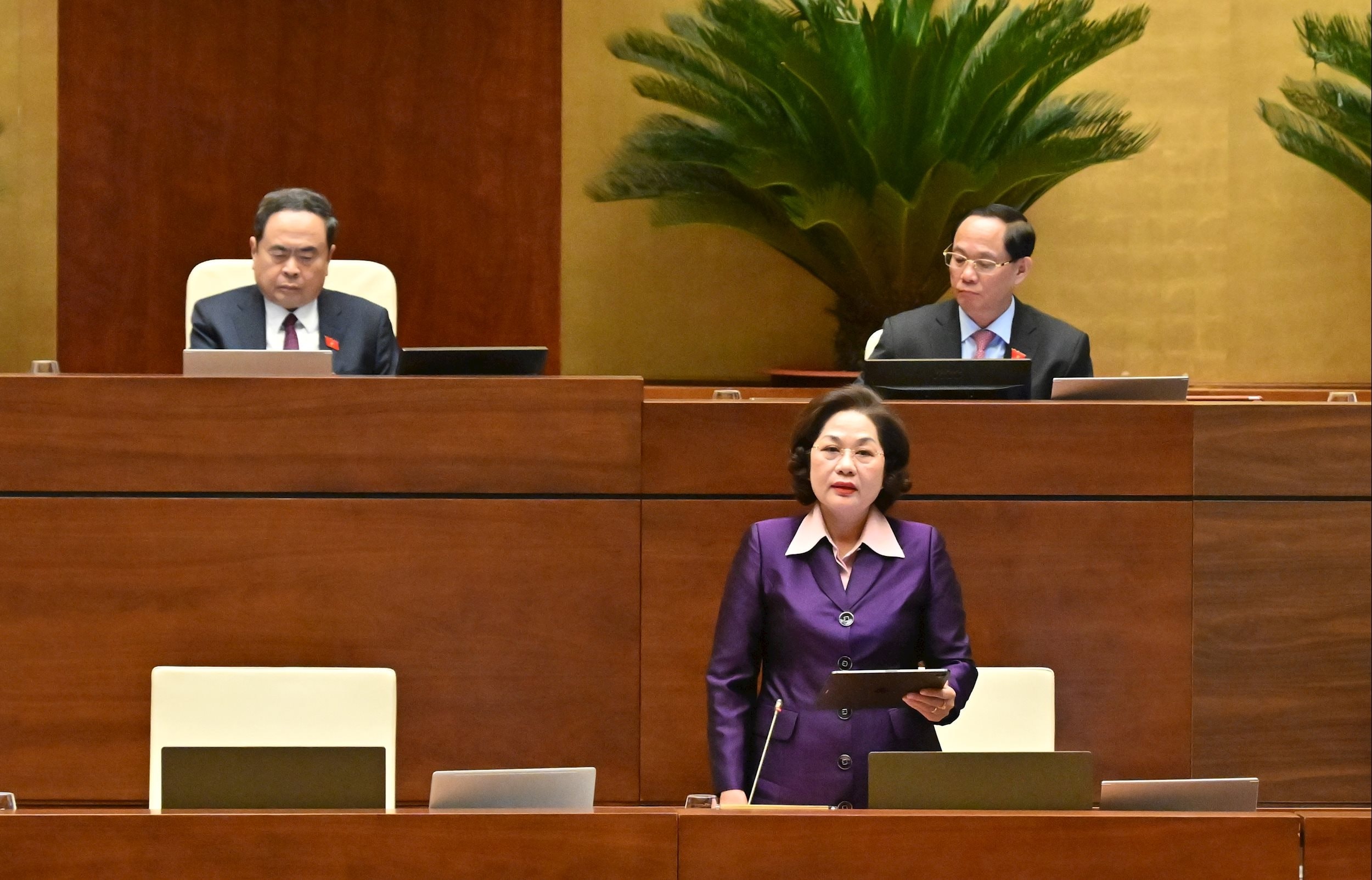 ຖະແຫຼງການຂອງທະນາຄານແຫ່ງລັດຫວຽດນາມ ຫງວຽນທິຮົ່ງ ອະທິບາຍບາງບັນຫາ-dbqh-neuvqk_1707.jpg