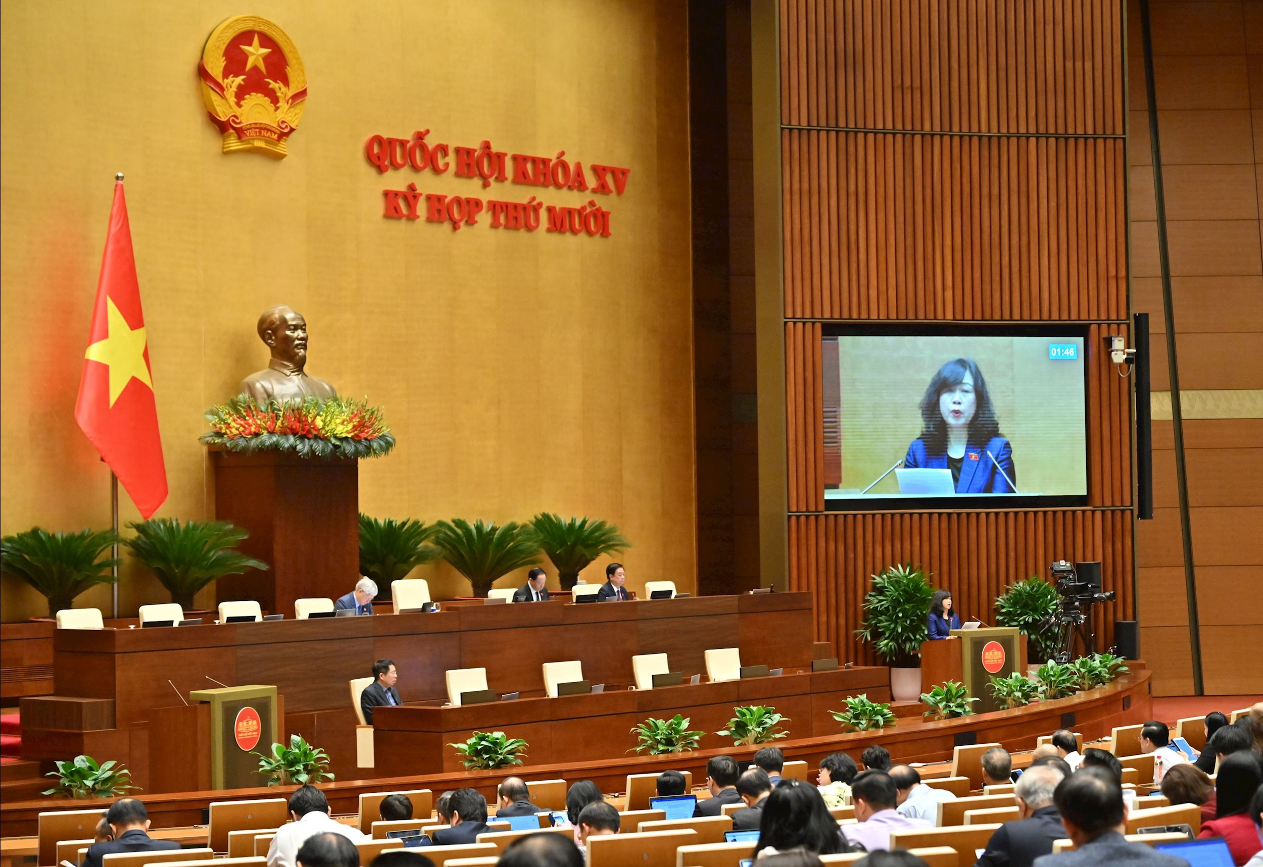 Bộ trưởng Bộ Y tế Đào Hồng LanVQK_2710