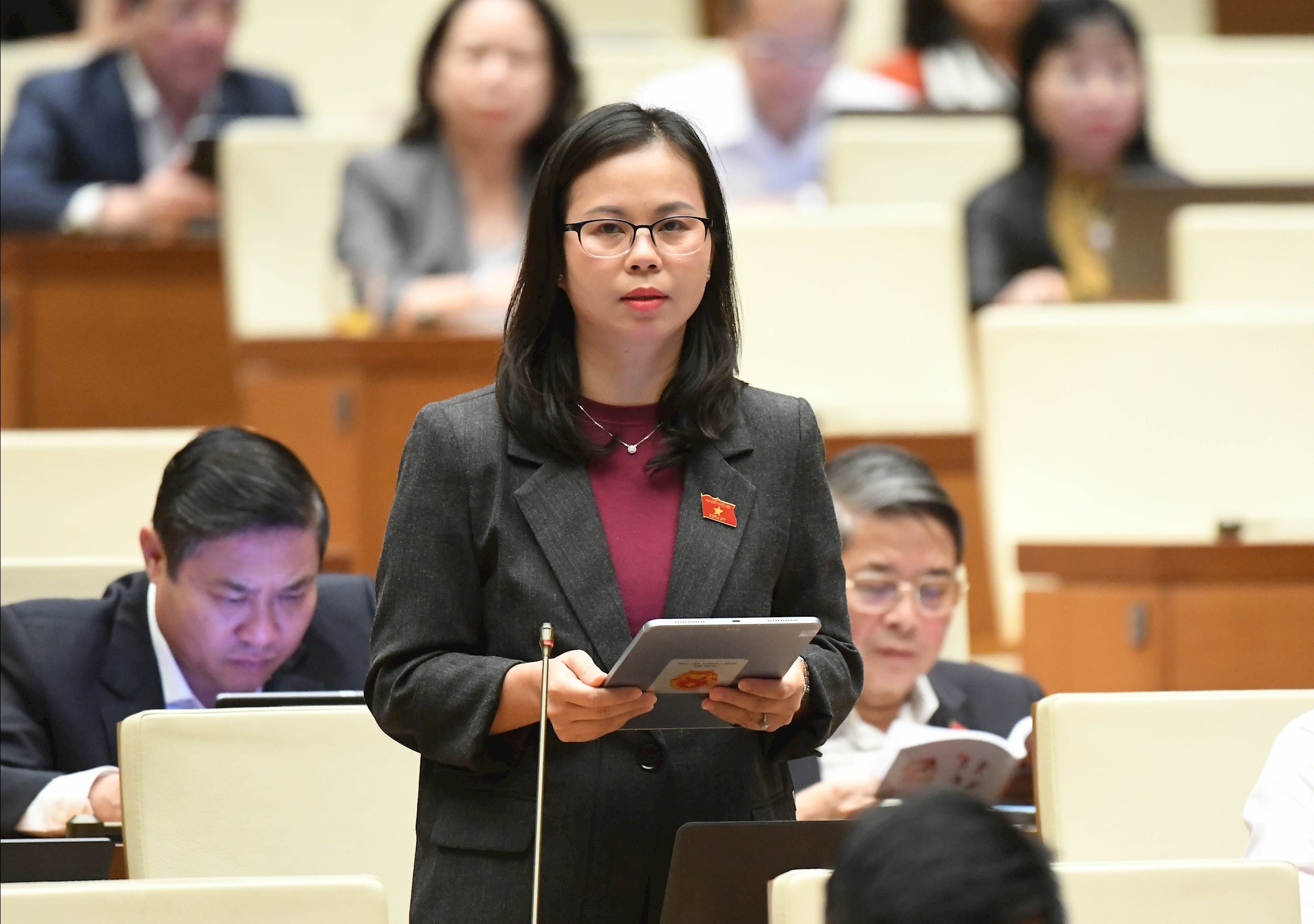 Đại biểu Chu Thị Hồng Thái, đoàn Lạng Sơn.1