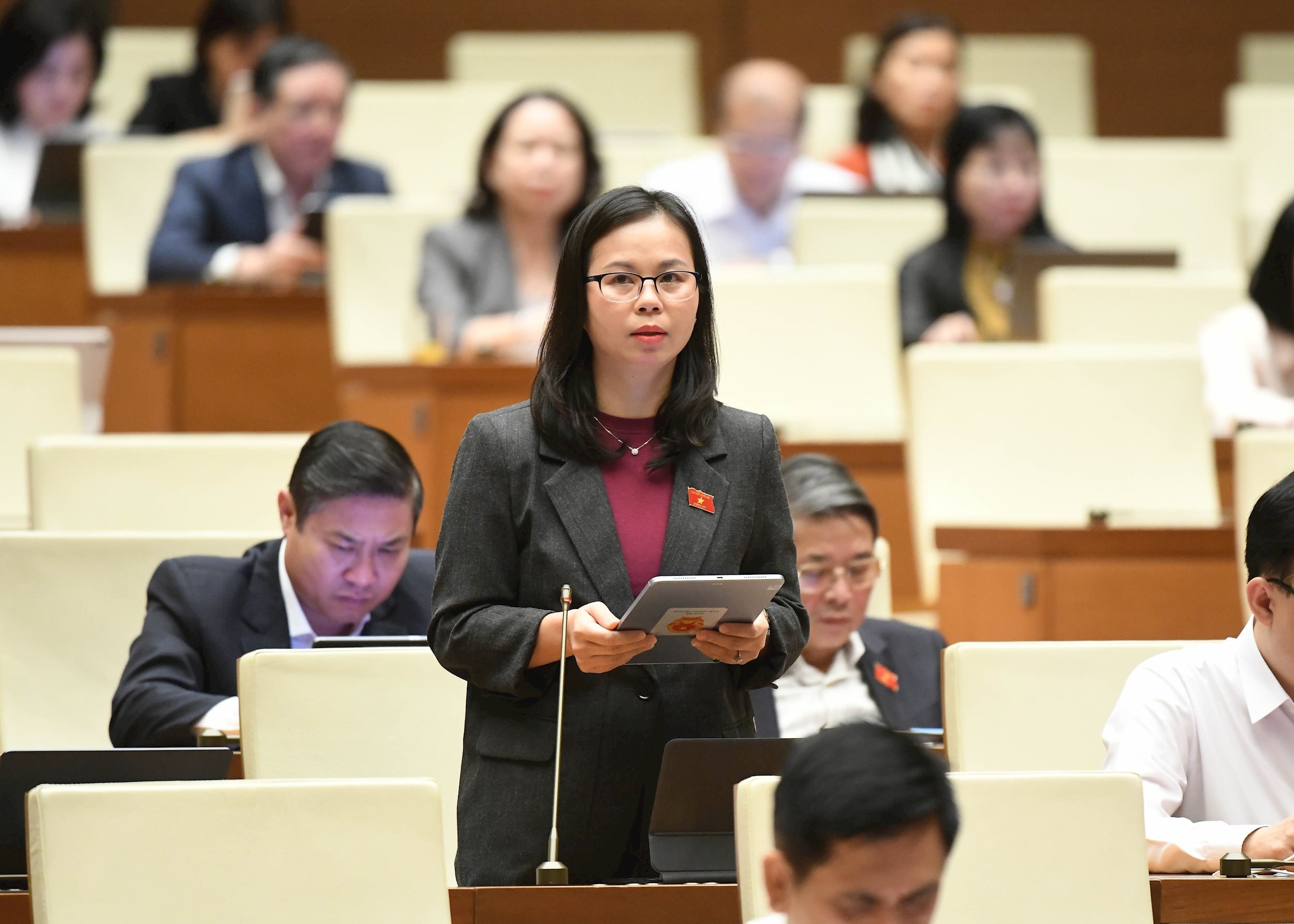 Đại biểu Chu Thị Hồng Thái, đoàn Lạng Sơn.2