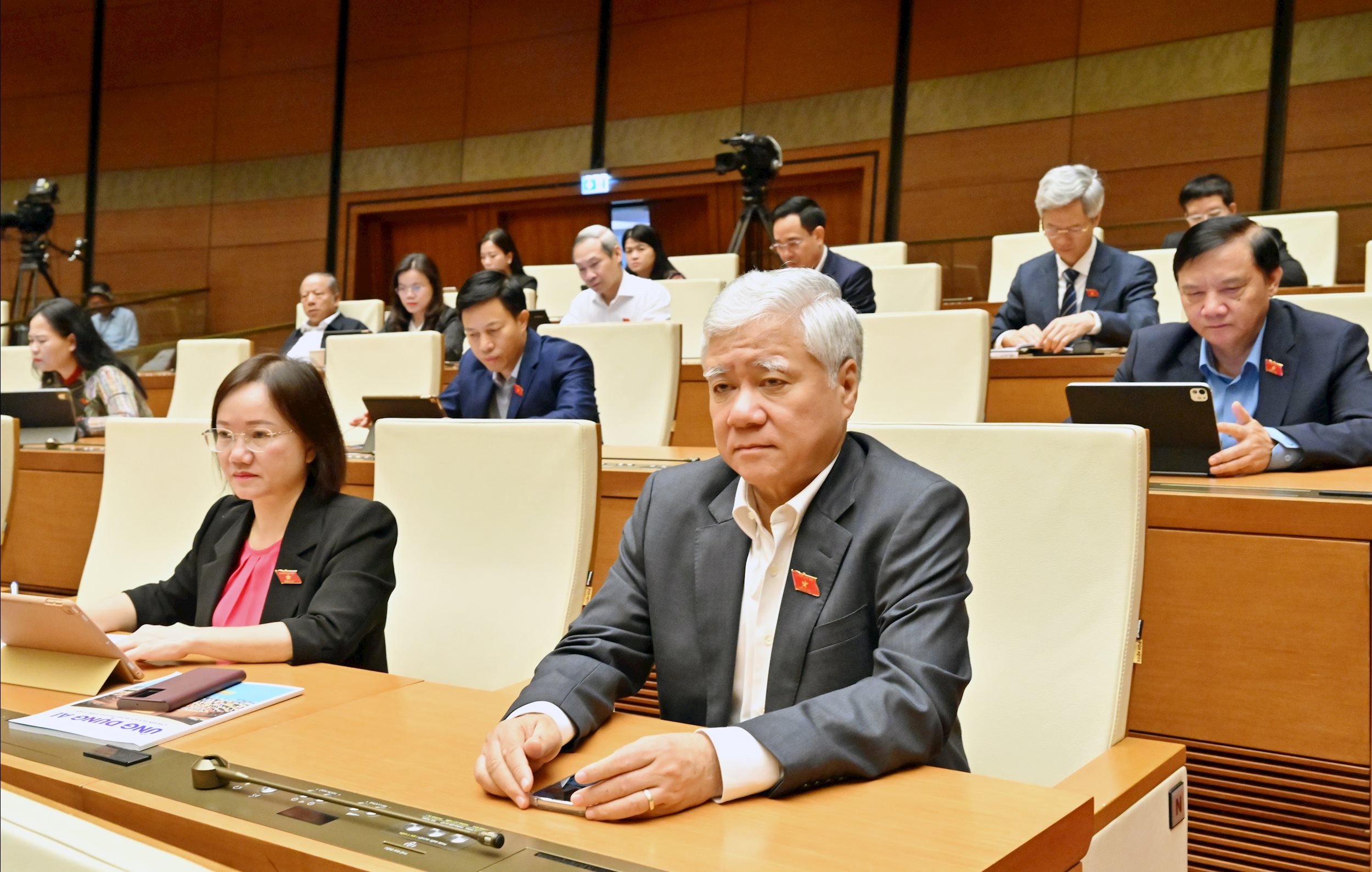 Các đại biểu tại phiên họpVQK_3307